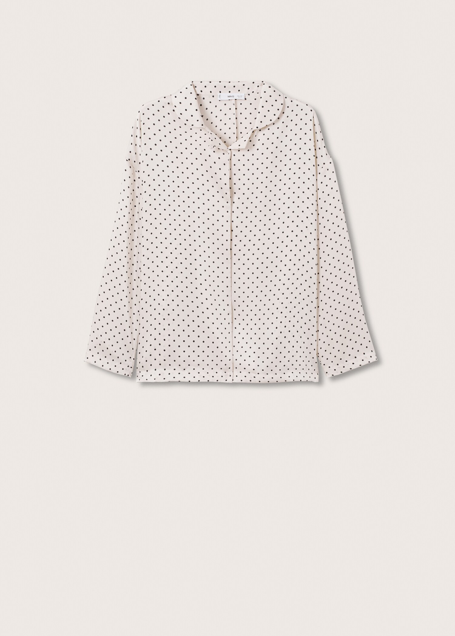 Camisa pijama satinada lunares - Artículo sin modelo