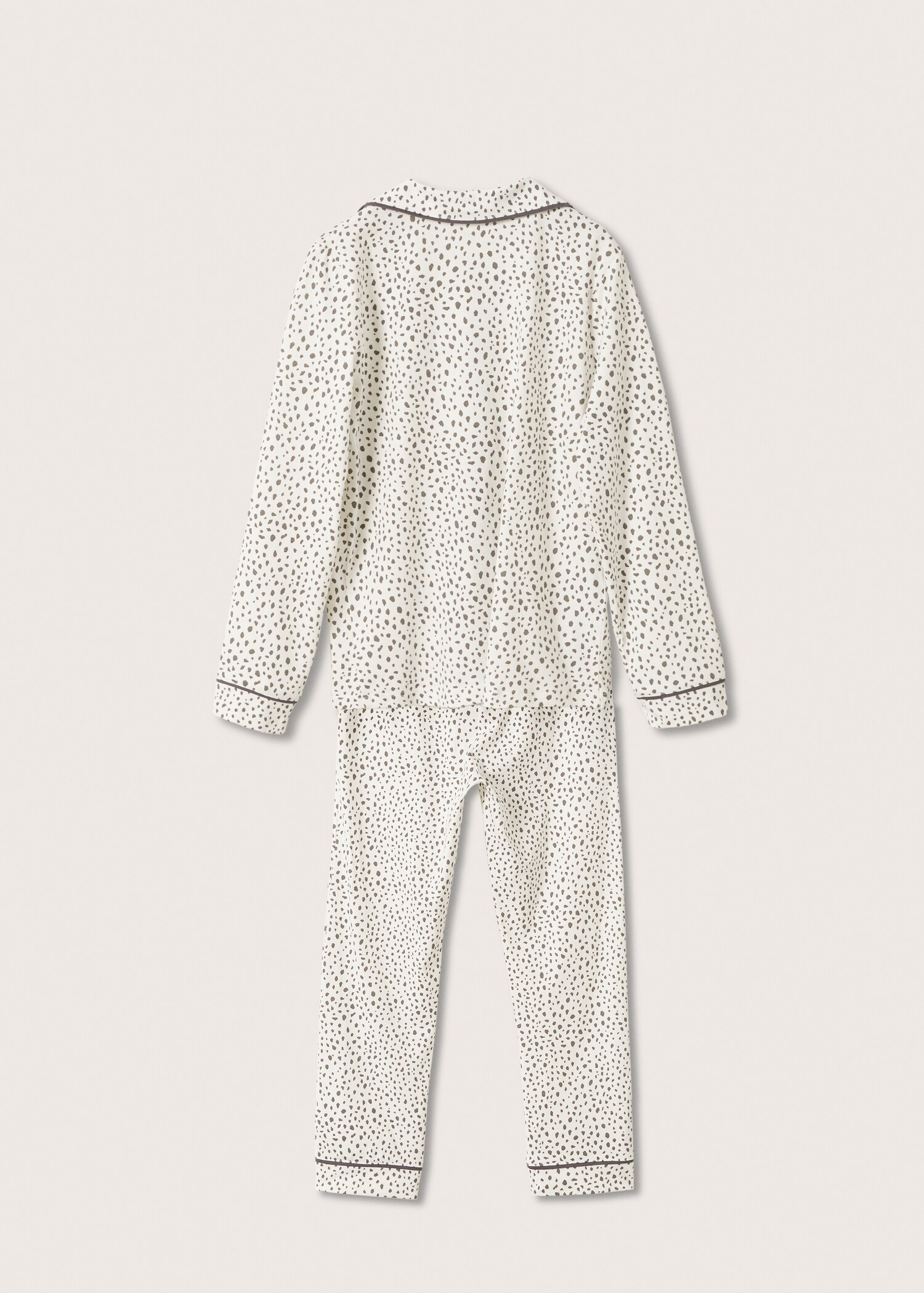 Pijama largo estampado - Reverso del artículo