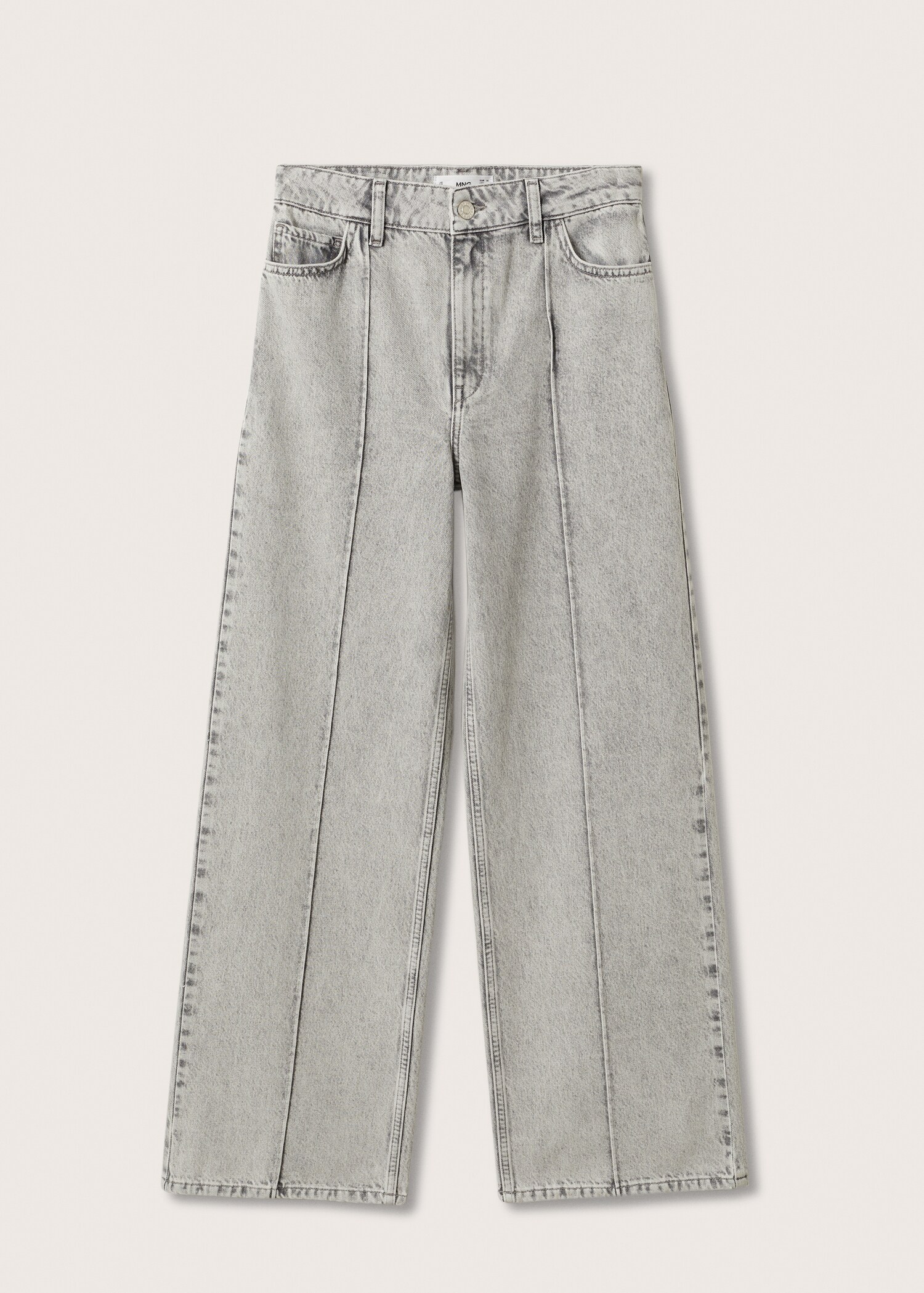 Jeans Wideleg tiro alto costuras - Artículo sin modelo