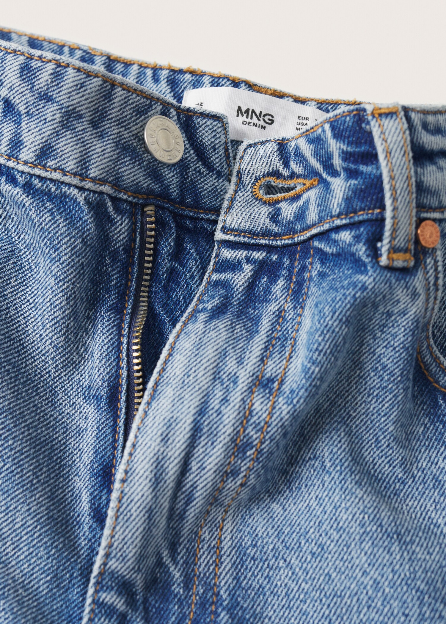 Jeans wideleg tiro alto - Detalle del artículo 8
