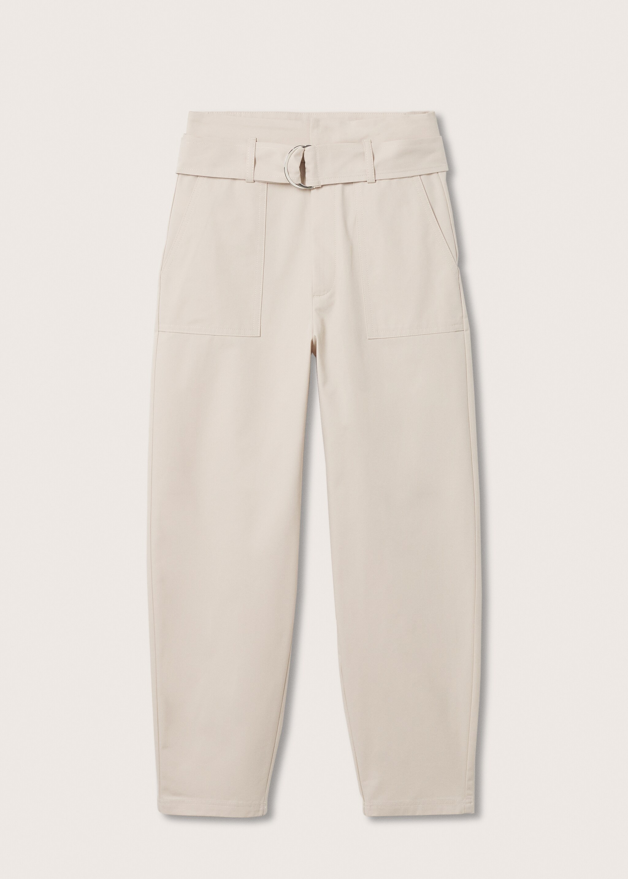 Belt high-waist trousers - Article without model