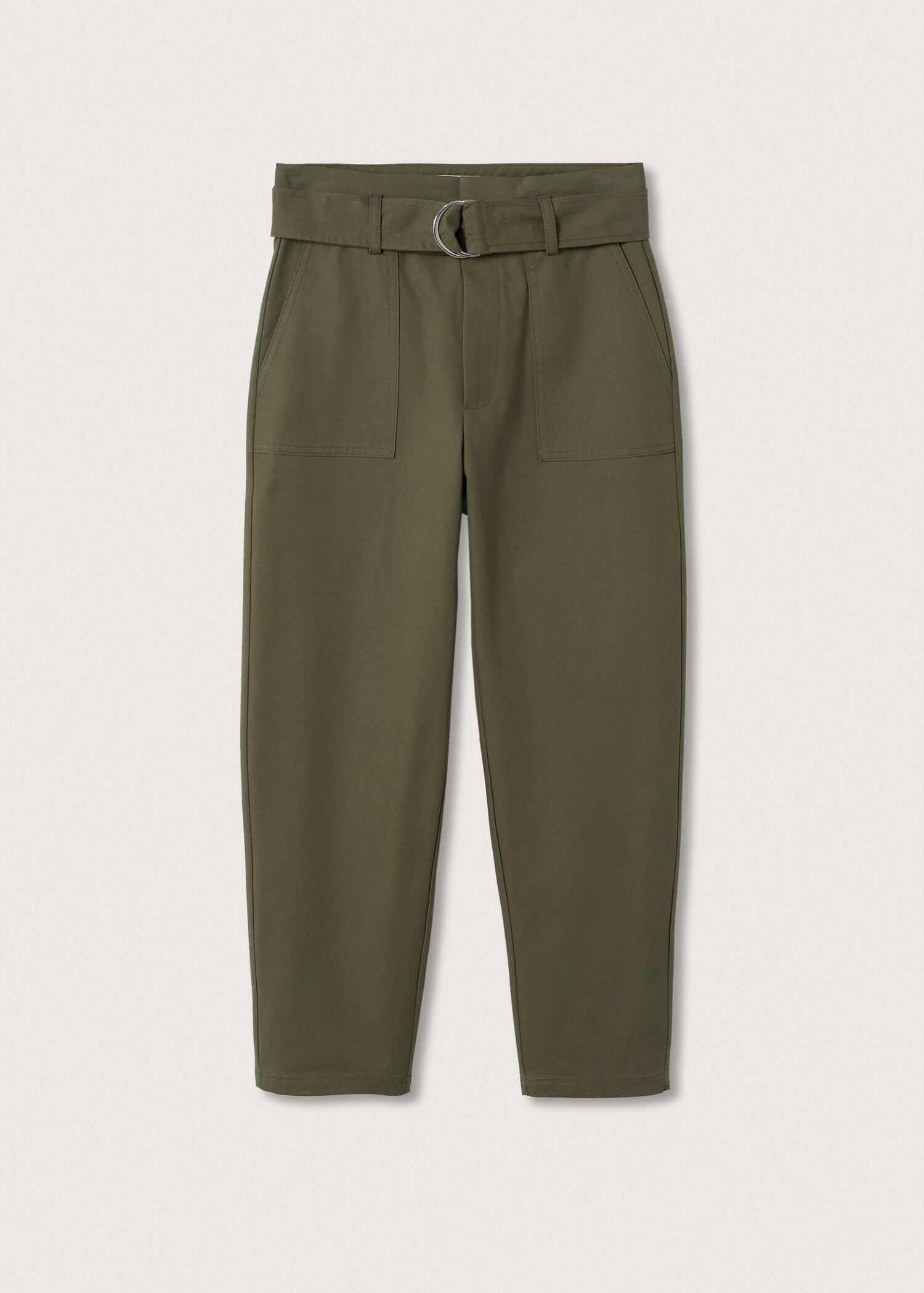 Pantalón tiro alto cinturón - Artículo sin modelo