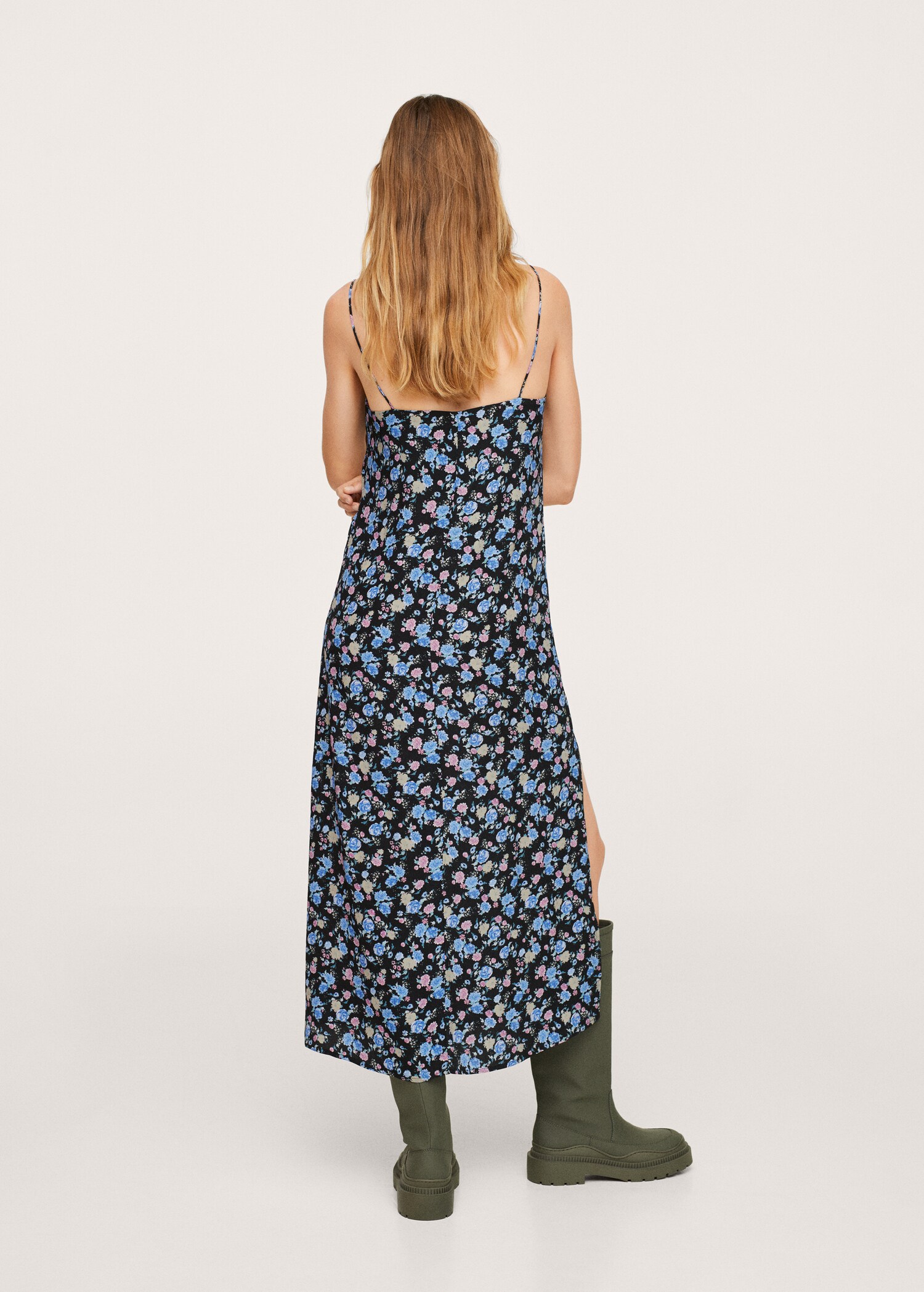 Vestido fluido estampado - Reverso del artículo