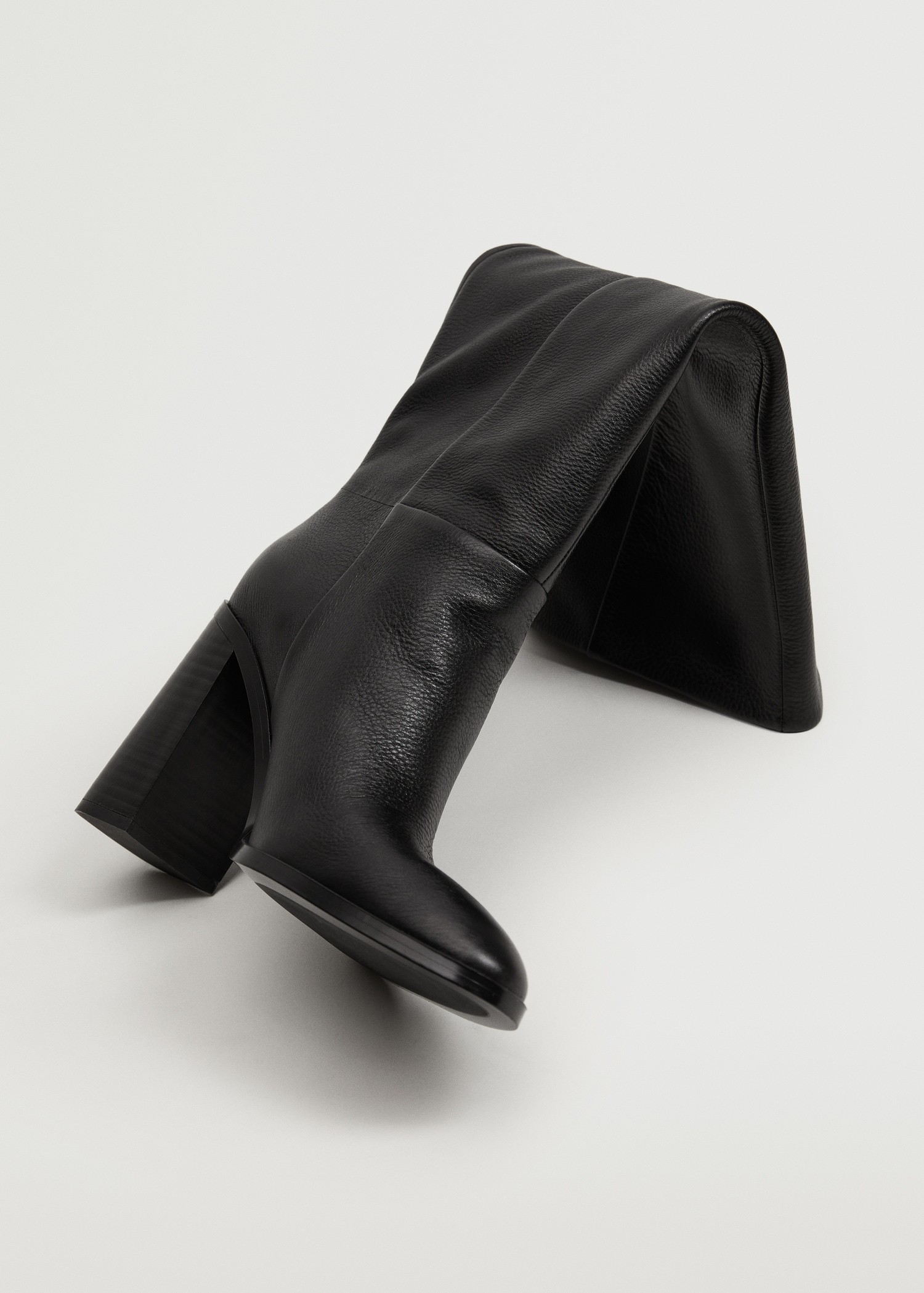 Bota alta tacón piel  - Detalle del artículo 3