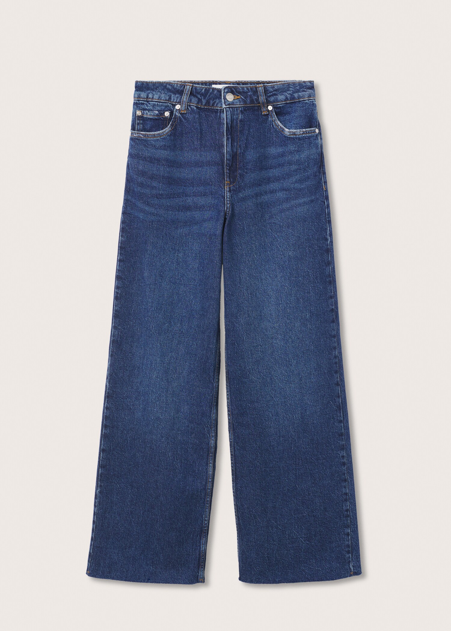 Jeans wideleg tiro alto - Artículo sin modelo