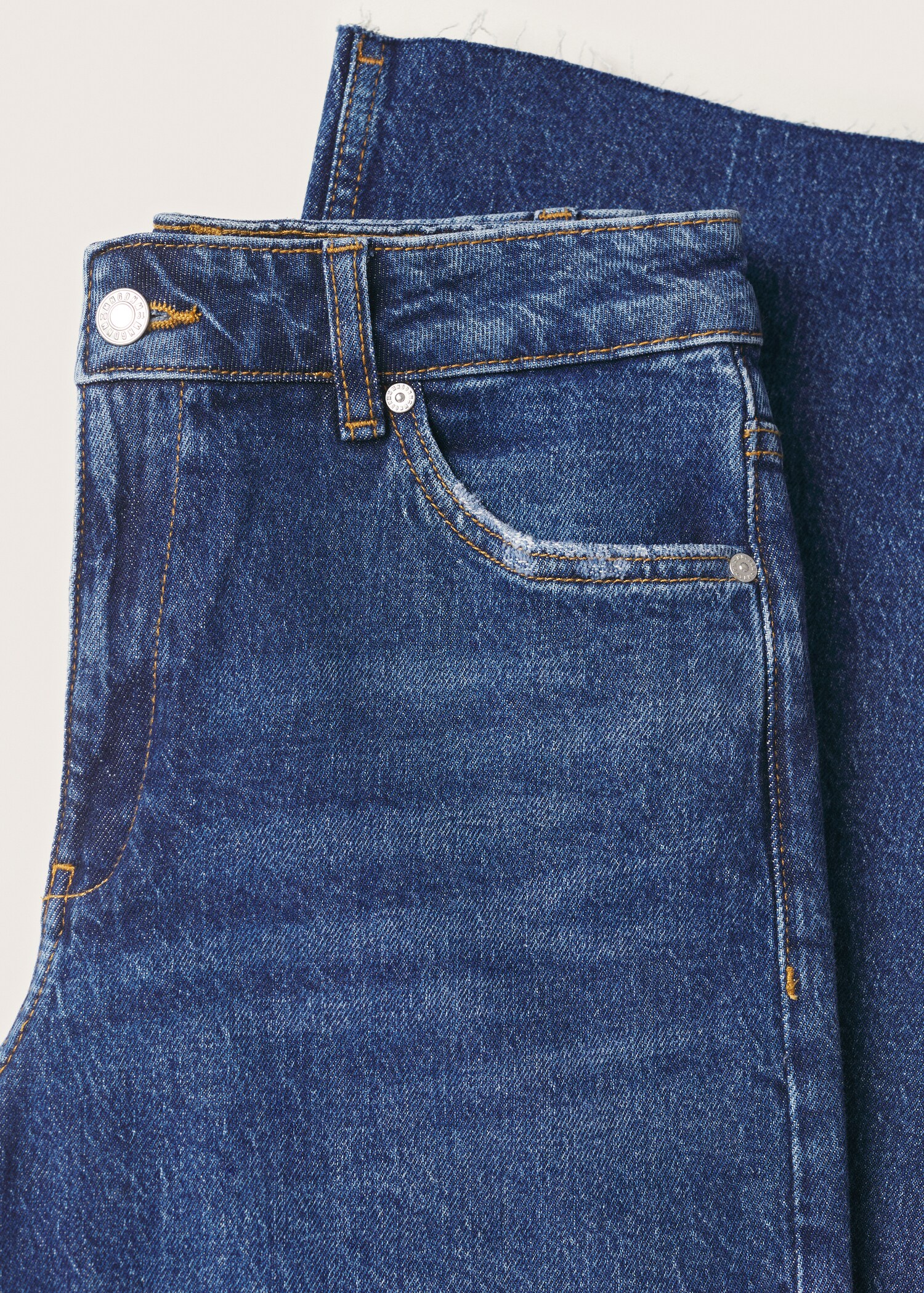 Jeans wideleg tiro alto - Detalle del artículo 8