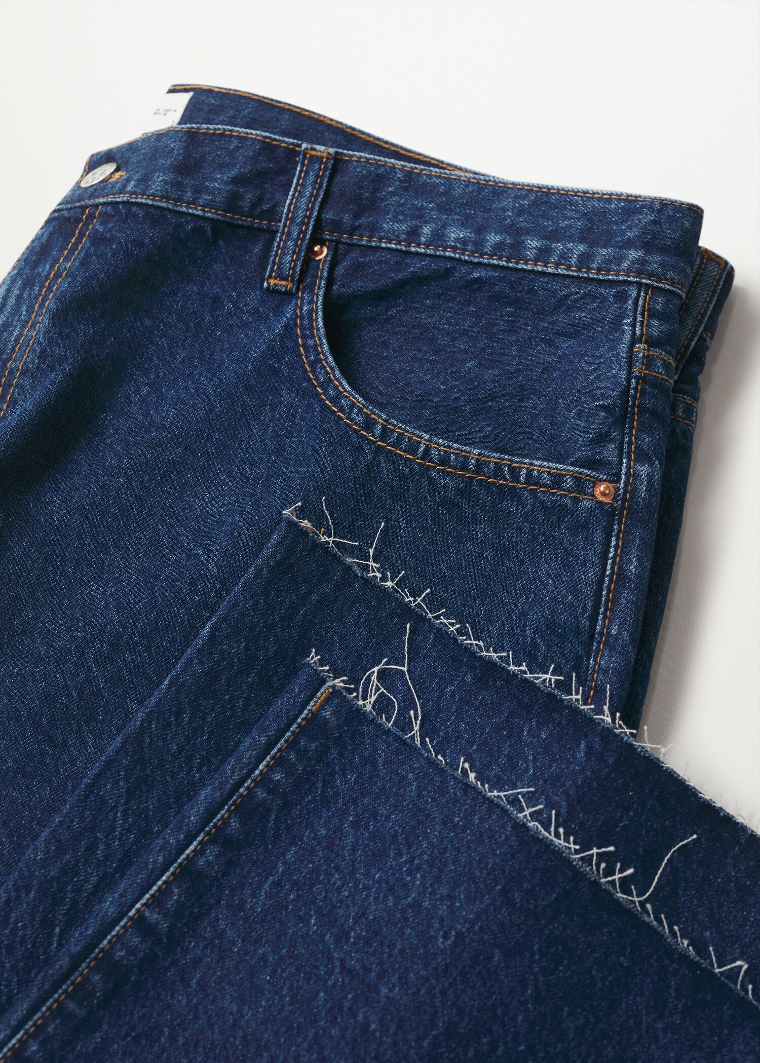 High-waist wideleg jeans - Details of the article 8