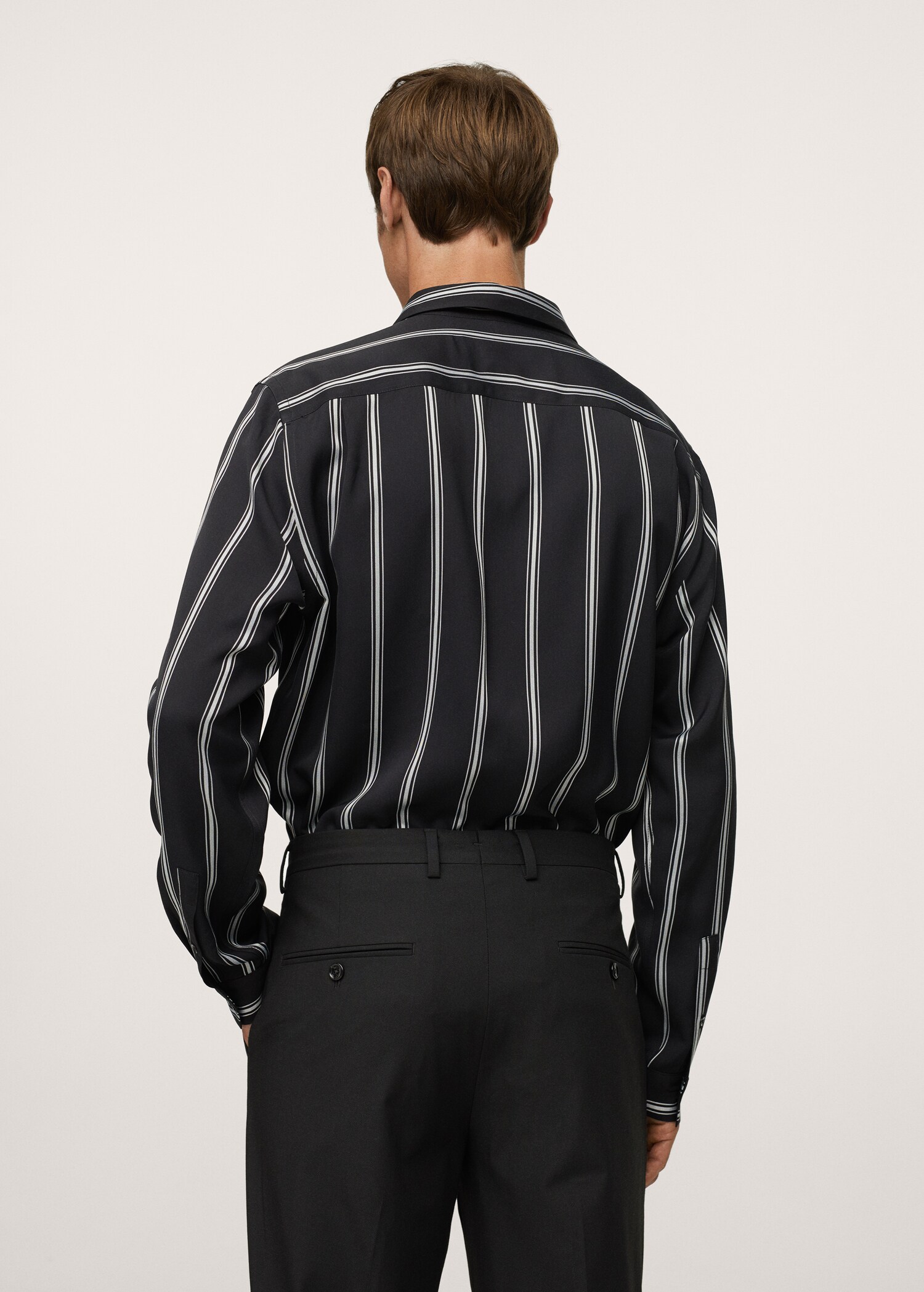 Camisa fluida rayas - Reverso del artículo