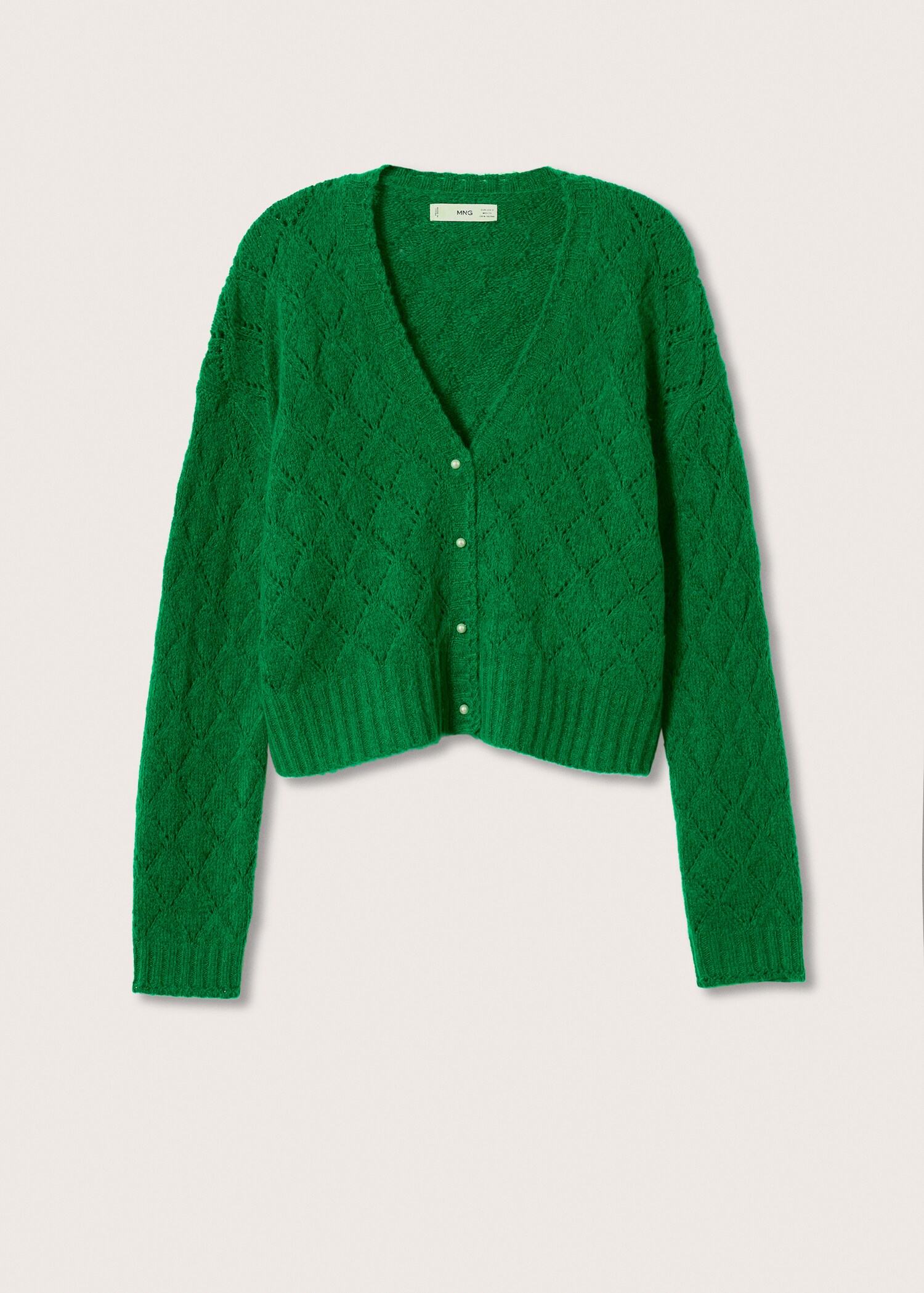 Úpletový kardigan crop - Zboží bez modelu