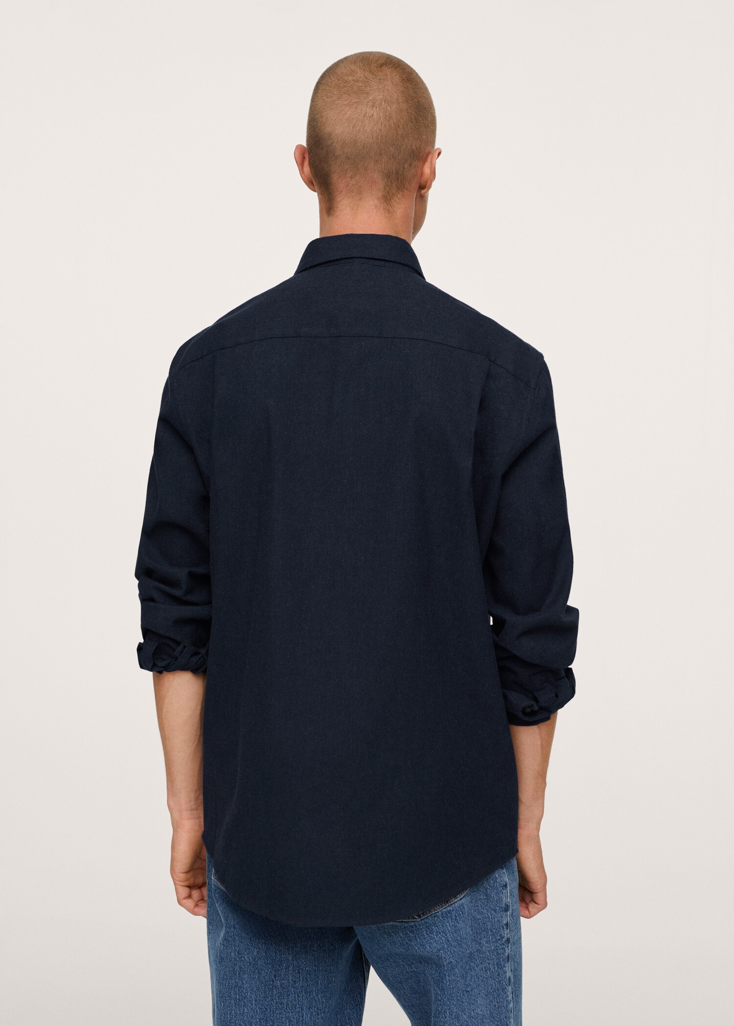 Camisa regular fit algodón - Reverso del artículo