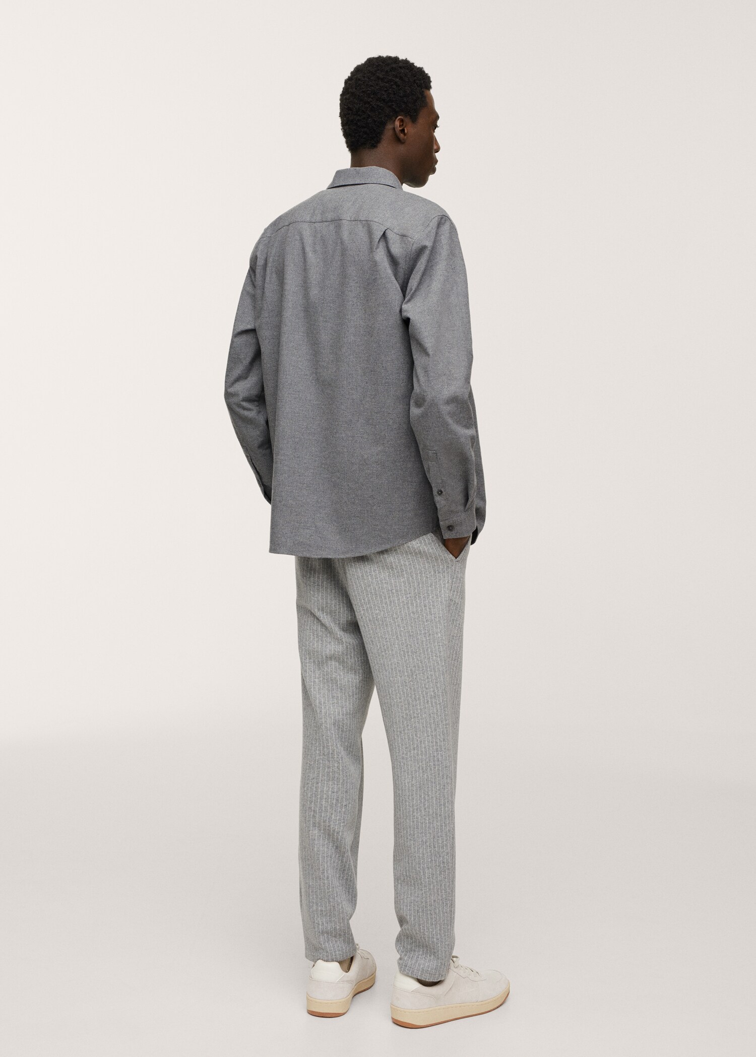 Camisa regular fit algodón - Reverso del artículo