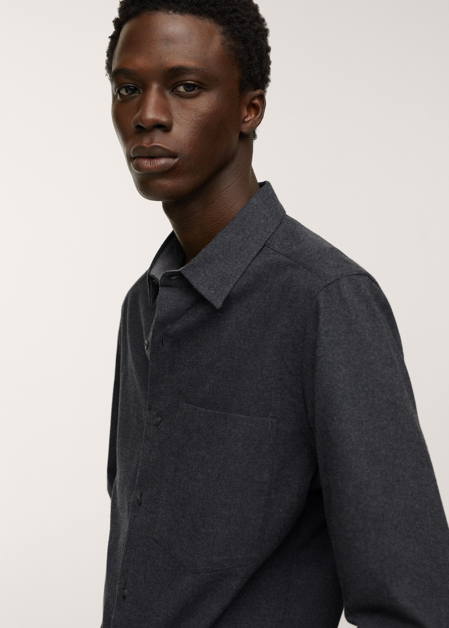 Camisa regular fit algodón - Detalle del artículo 1