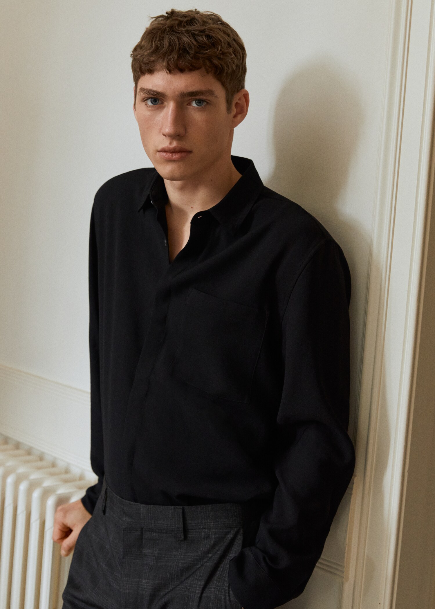Camisa regular fit viscosa  - Detalle del artículo 5