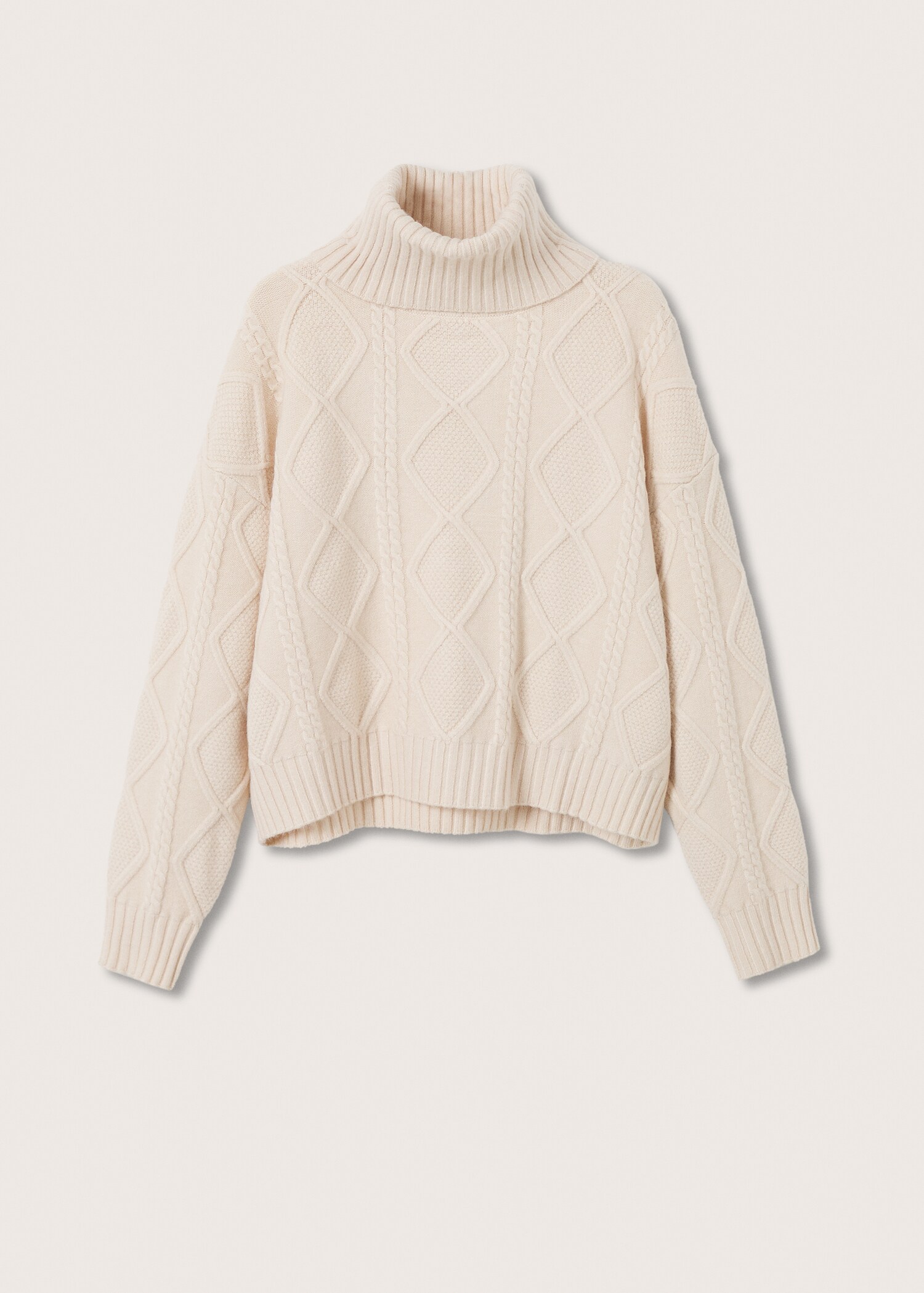 Jersey punto cuello alto - Artículo sin modelo