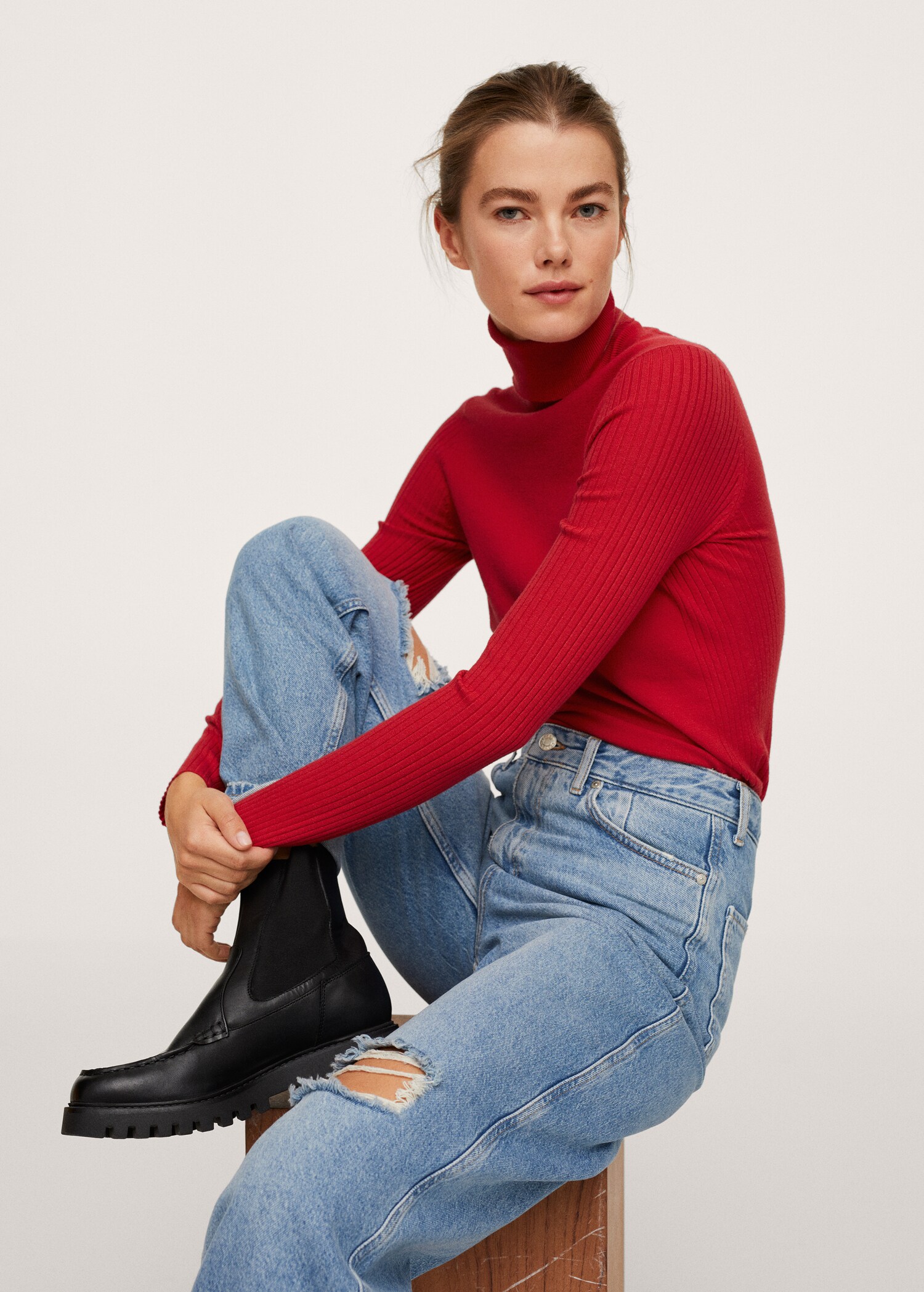 Turtle neck sweater - Details of the article 3