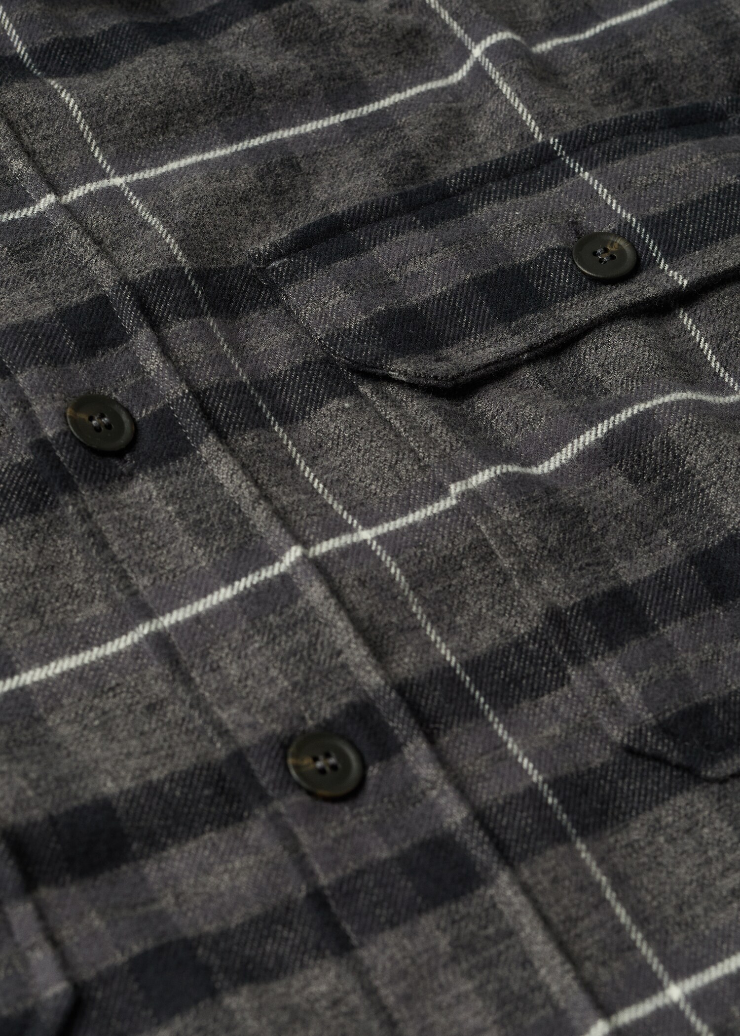Sobrecamisa franela cuadros - Detalle del artículo 8