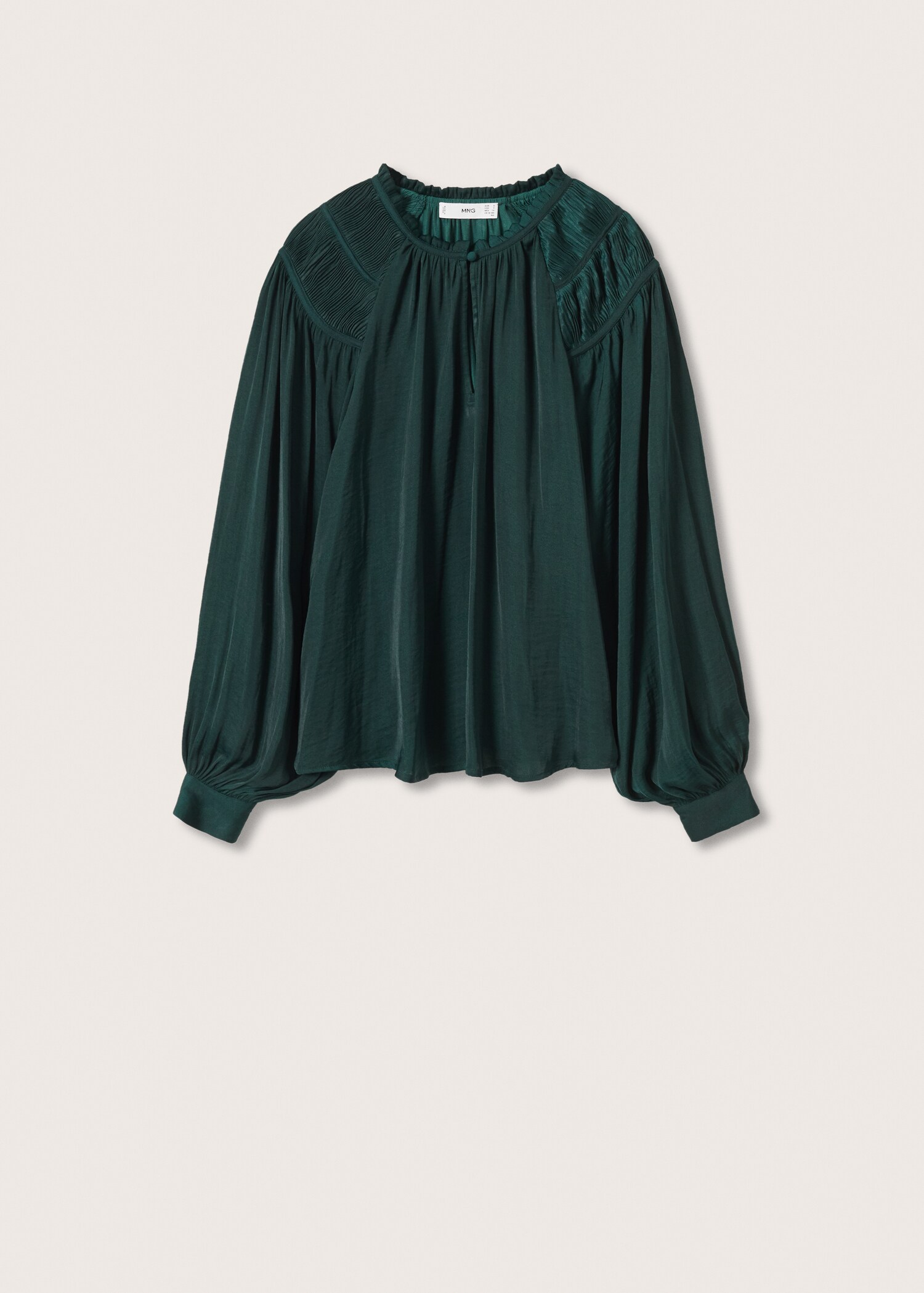 Blusa manga abullonada - Artículo sin modelo