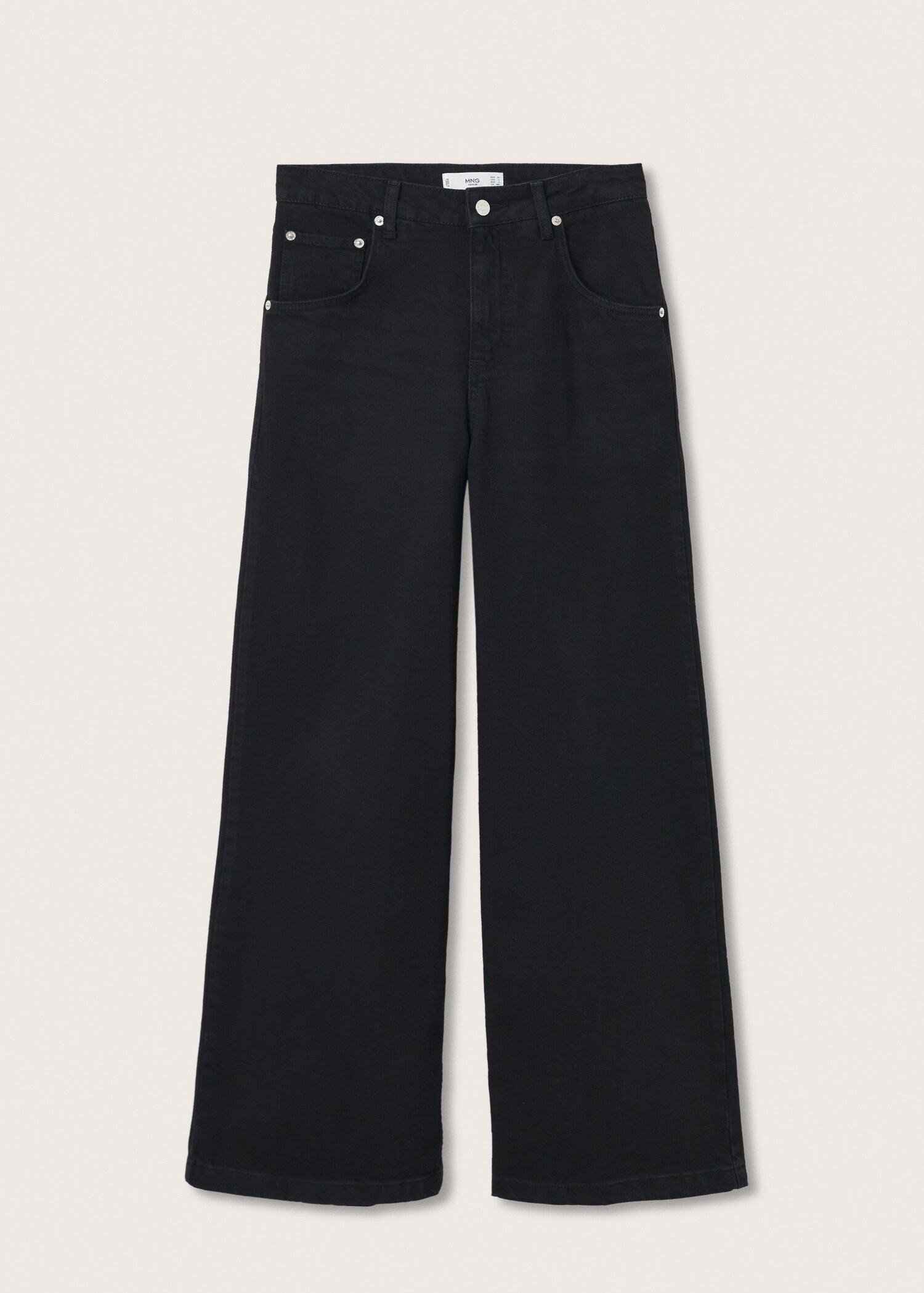 Jeans wideleg tiro alto - Artículo sin modelo