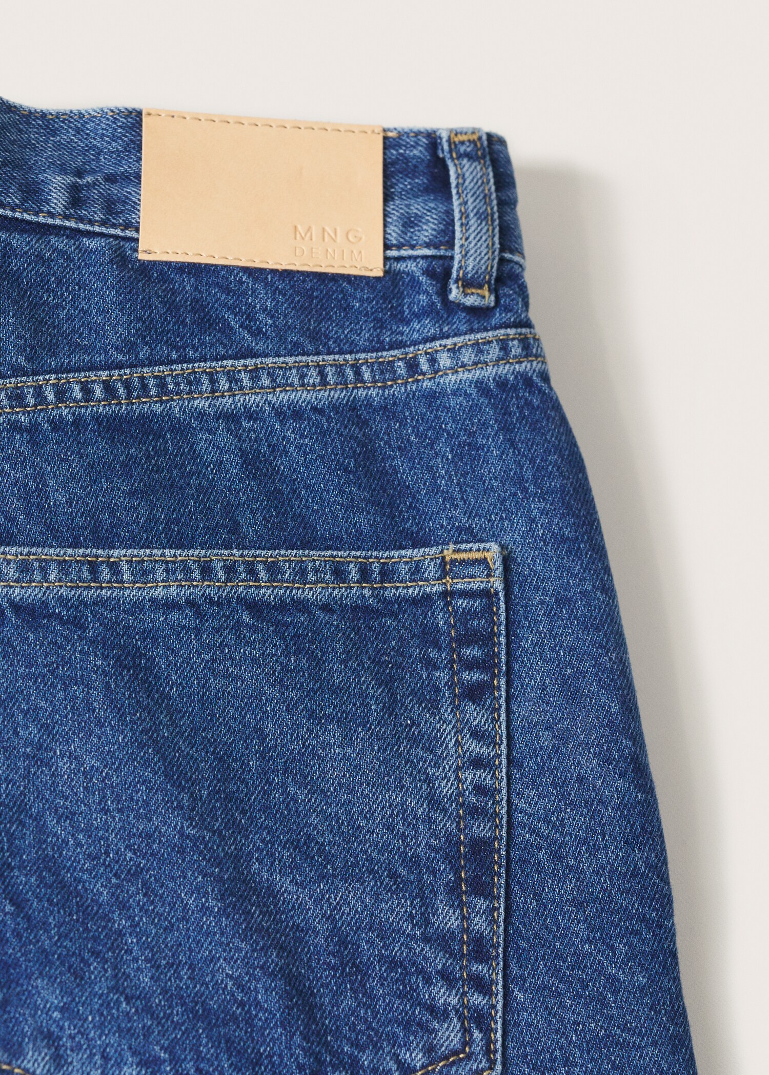 Jeans rectos tiro alto abertura - Detalle del artículo 8
