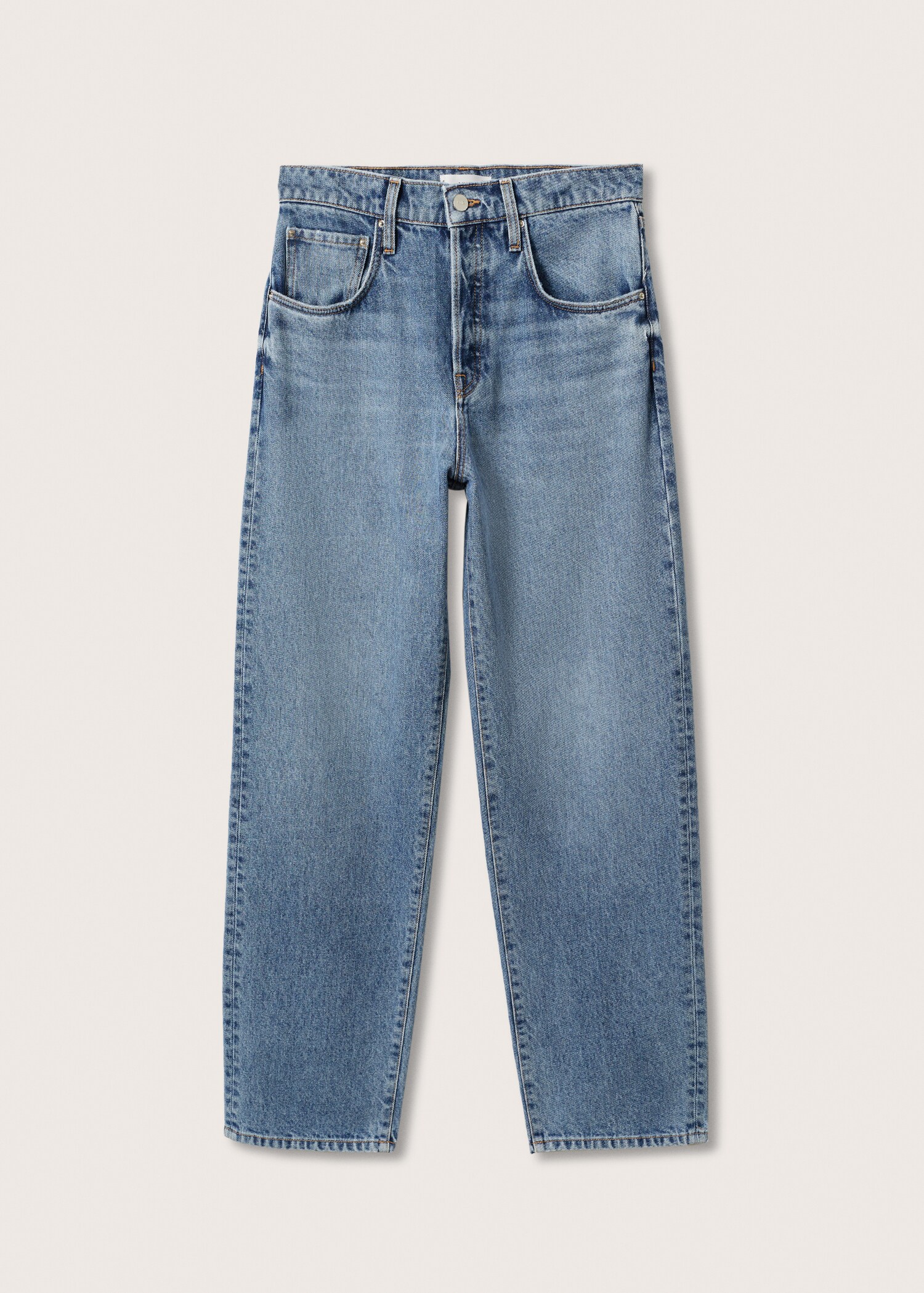 Jeans relaxed tiro alto - Artículo sin modelo