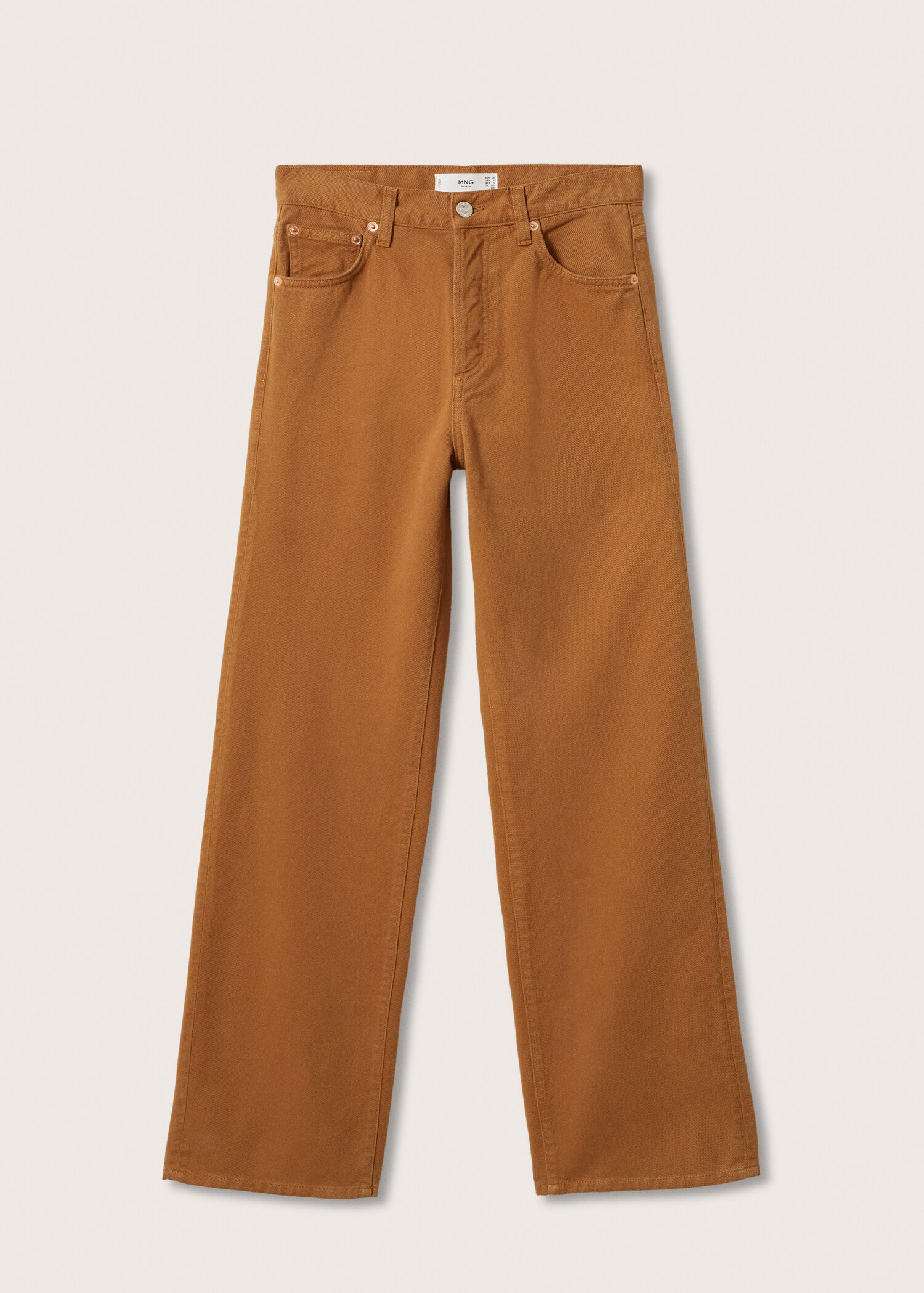 Jeans rectos tiro alto - Artículo sin modelo