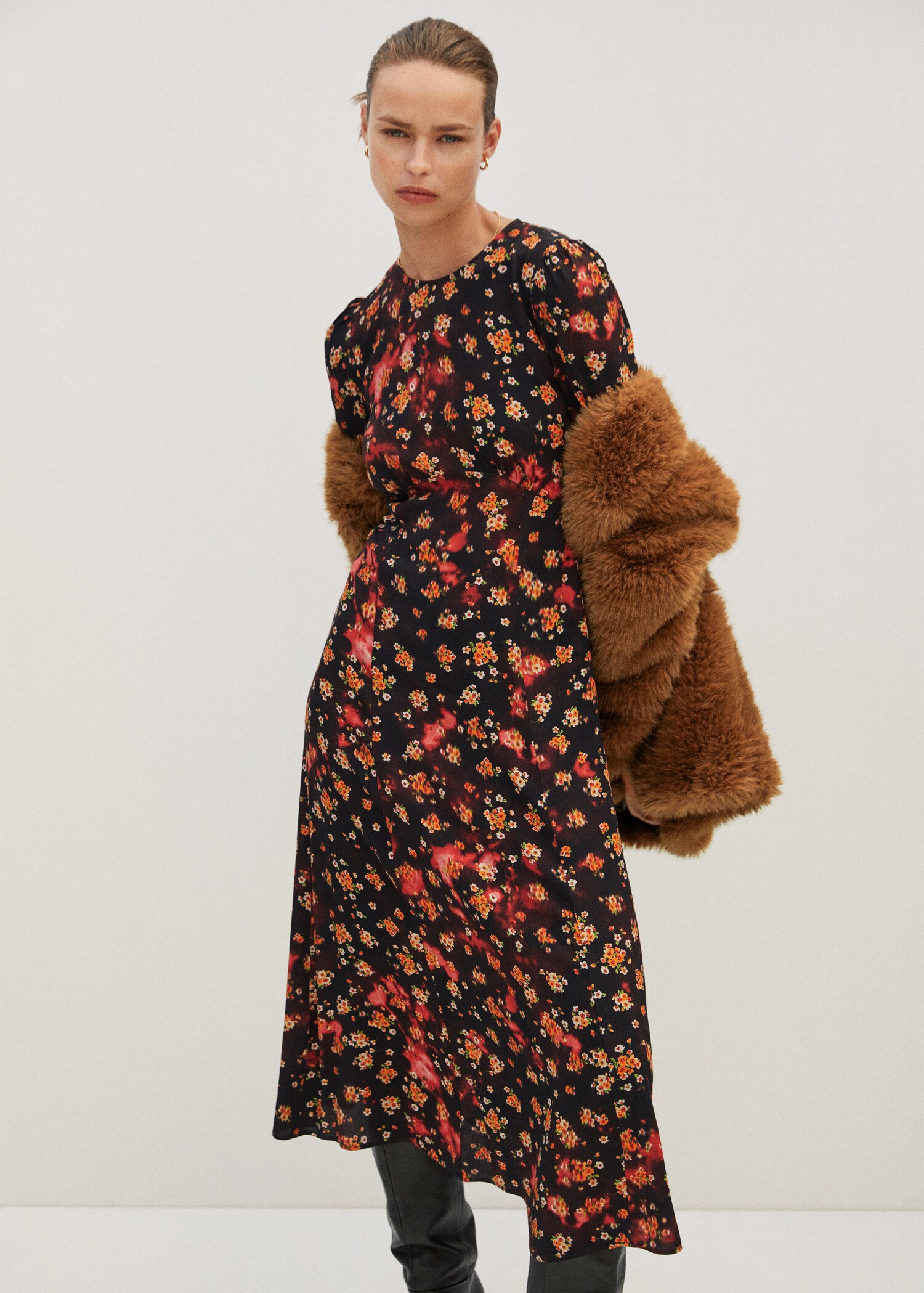 Floral print dress - Details of the article 5