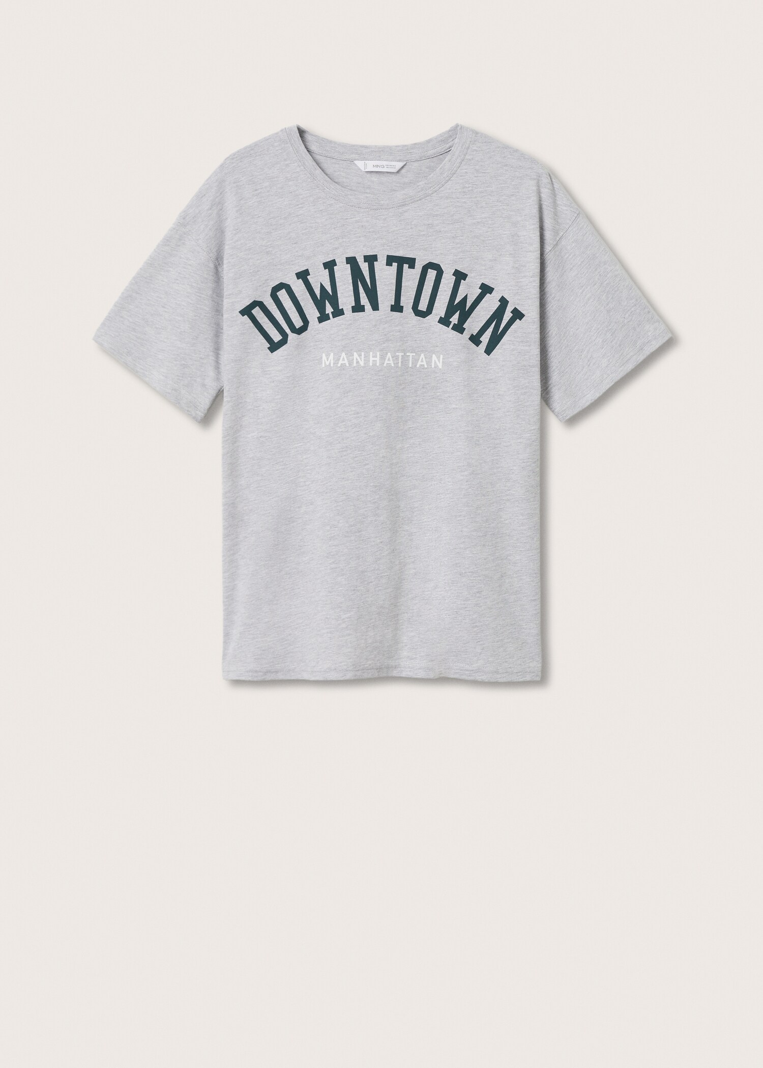 Camiseta oversize mensaje - Artículo sin modelo