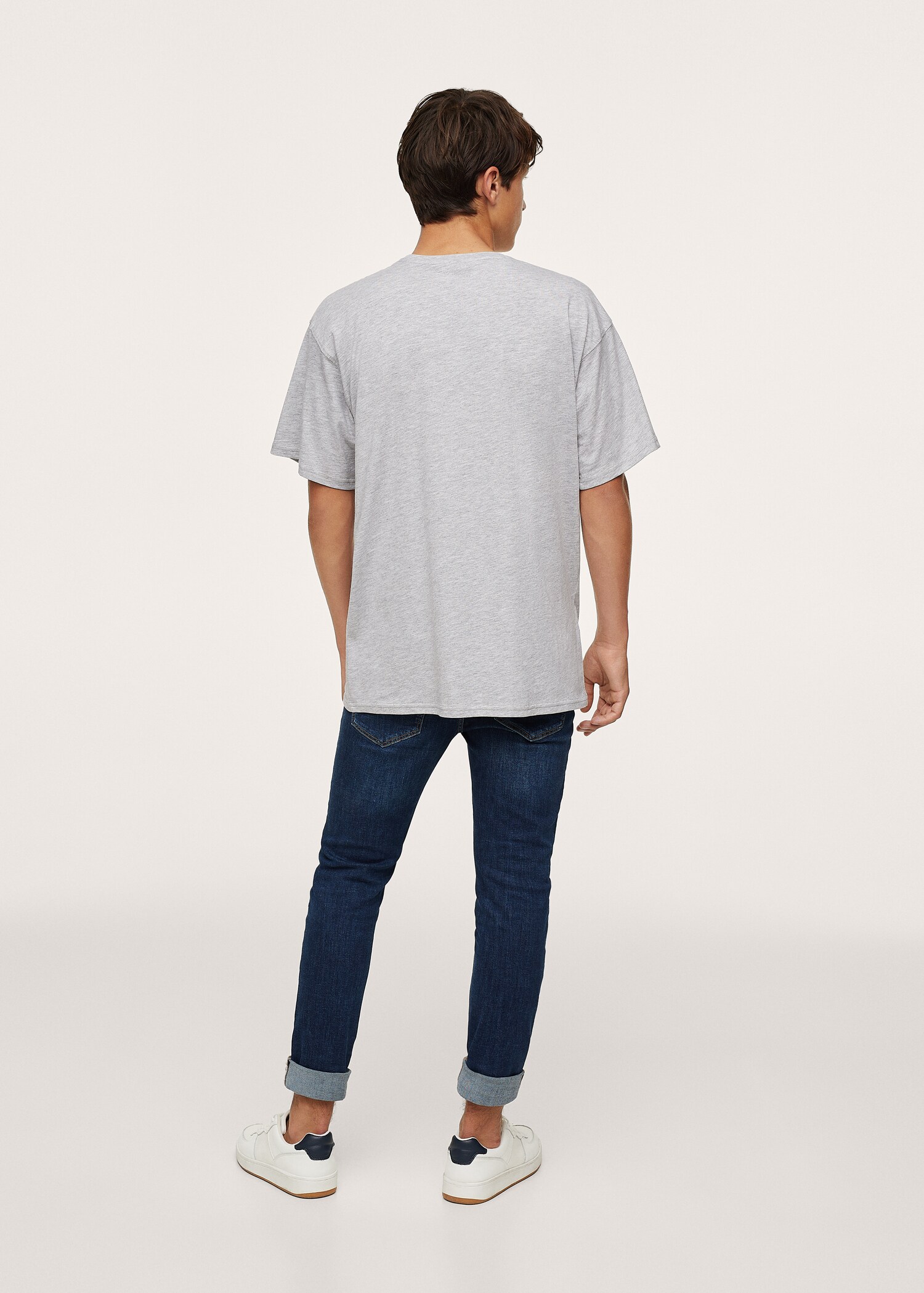 Camiseta oversize mensaje - Reverso del artículo
