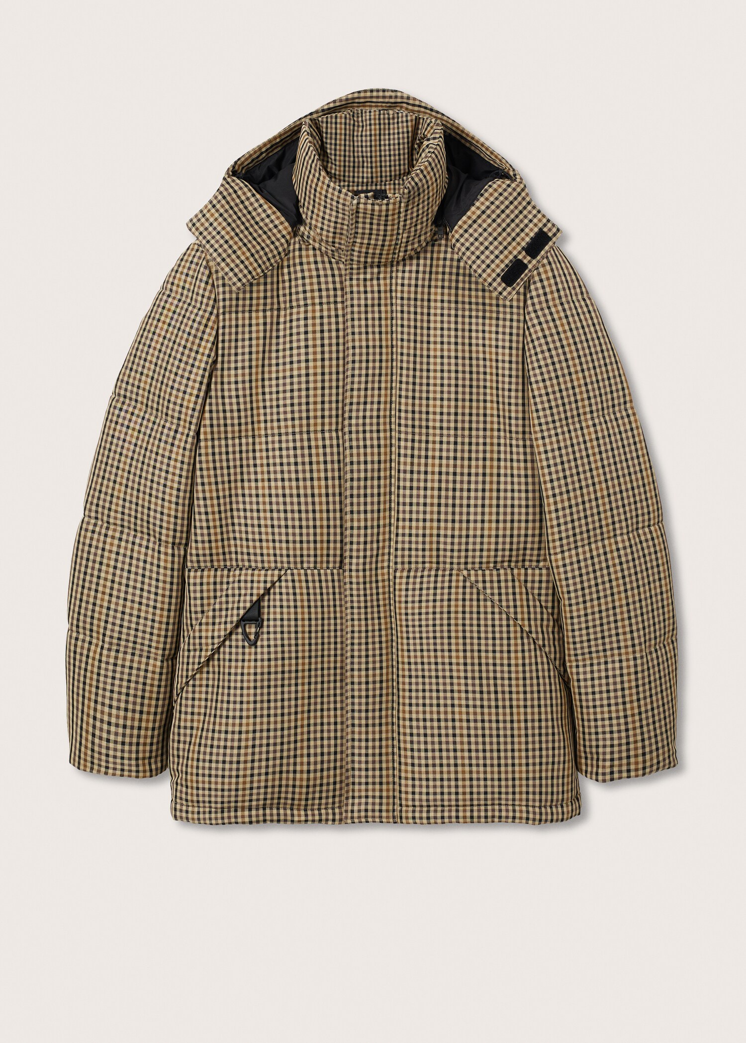 Prošívaný anorak s kostkou - Zboží bez modelu