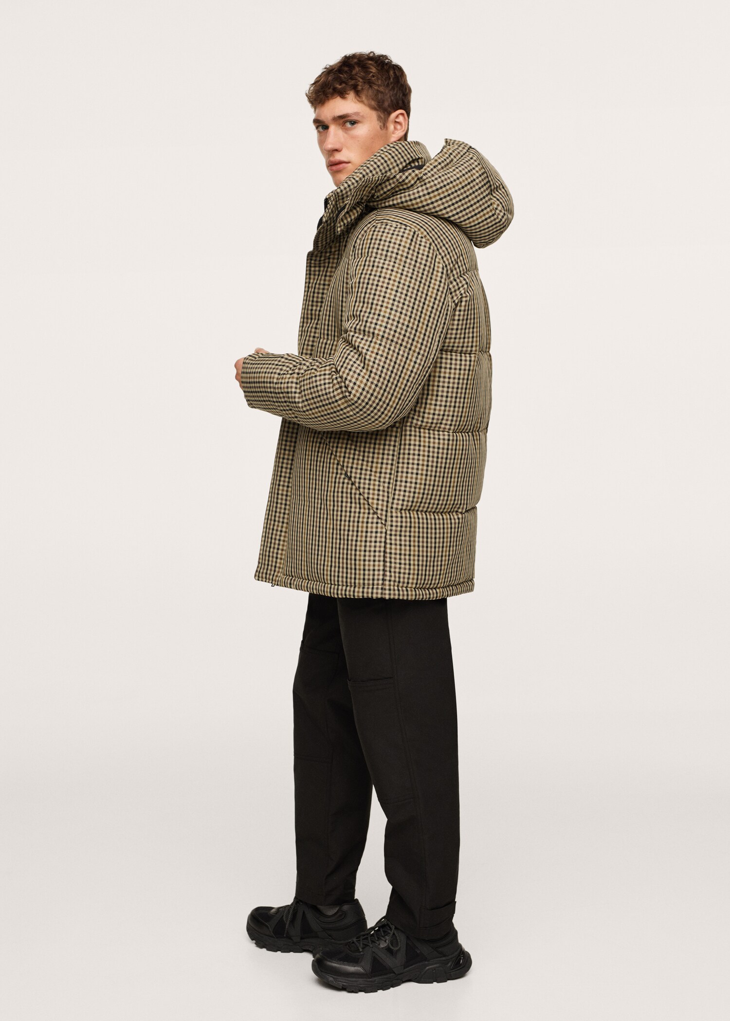 Prošívaný anorak s kostkou - Detail zboží 2