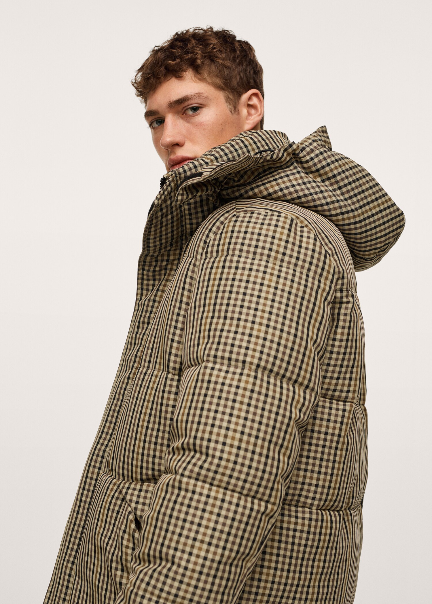Prošívaný anorak s kostkou - Detail zboží 3