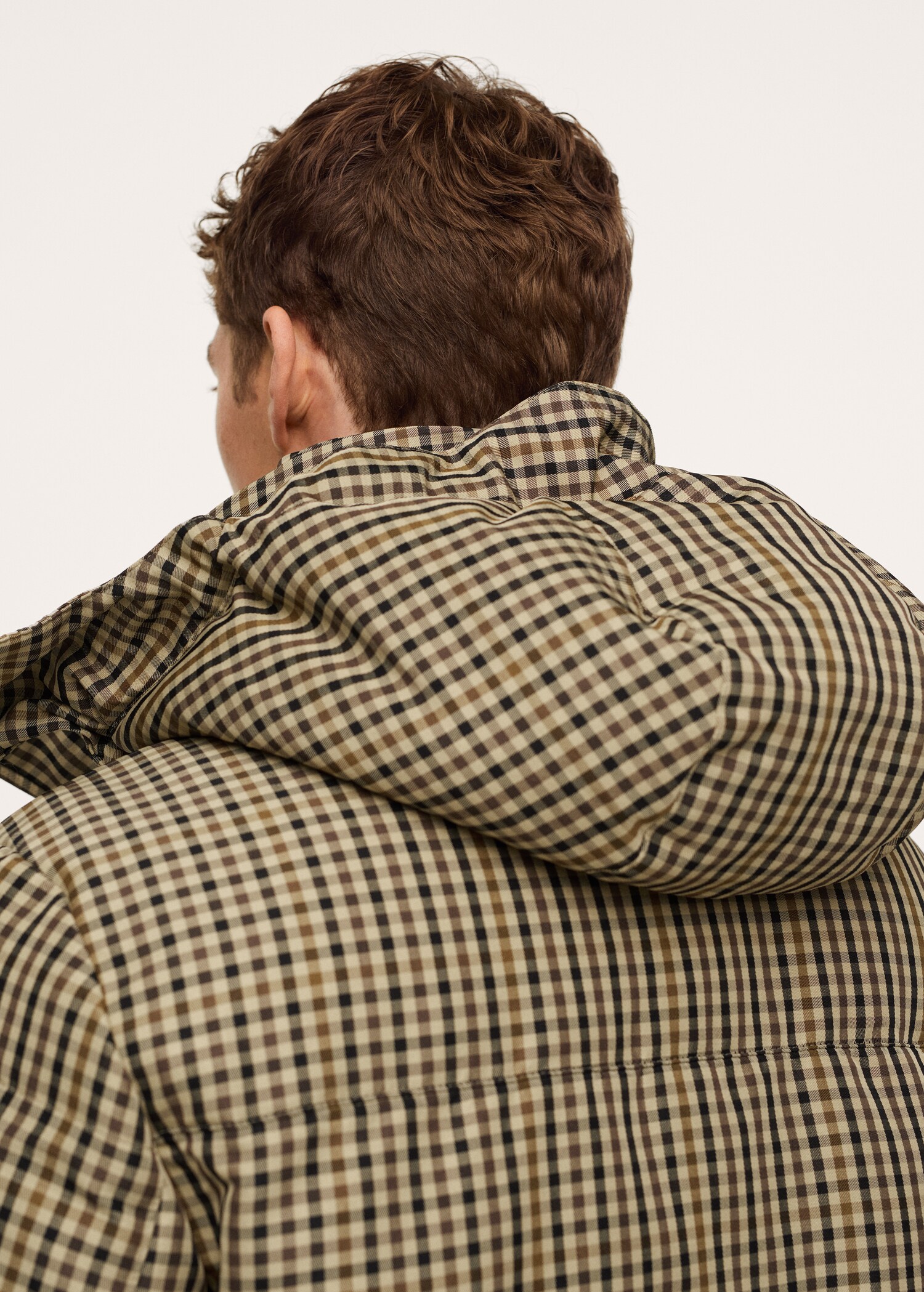 Prošívaný anorak s kostkou - Detail zboží 4