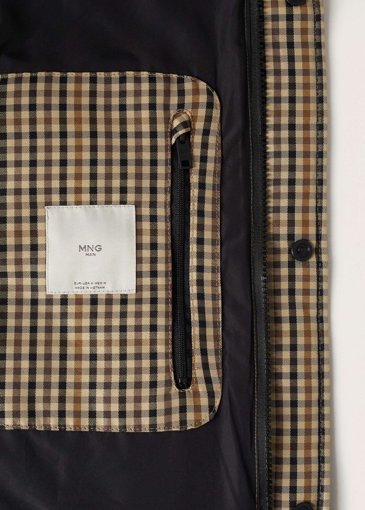 Prošívaný anorak s kostkou - Detail zboží 7