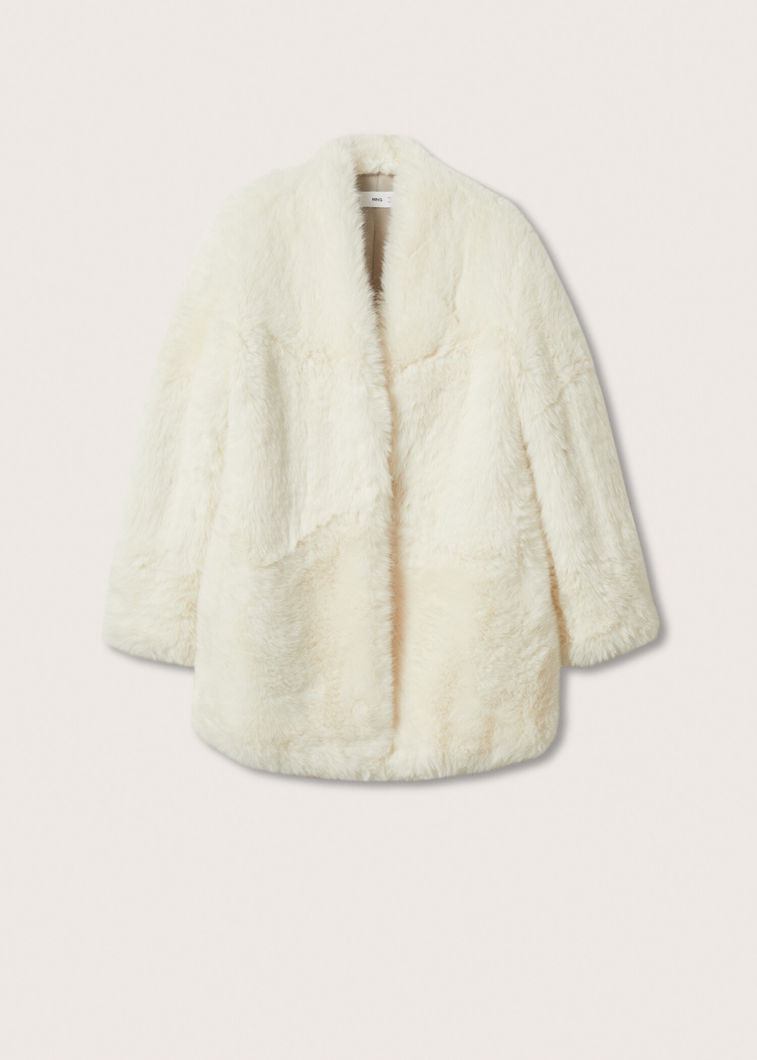 Kožešinový kabát oversize - Zboží bez modelu
