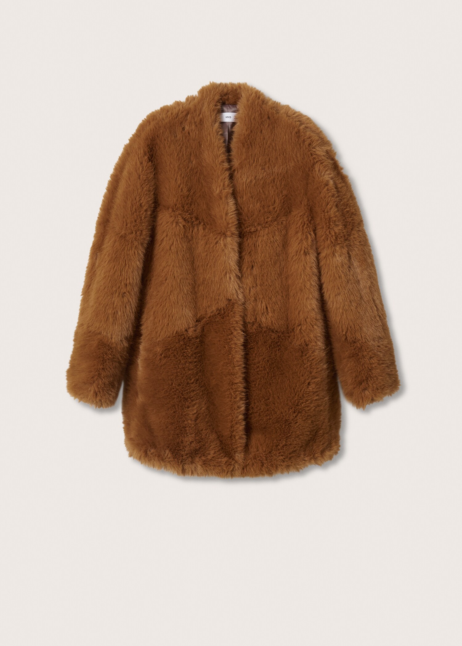 Kožešinový kabát oversize - Zboží bez modelu