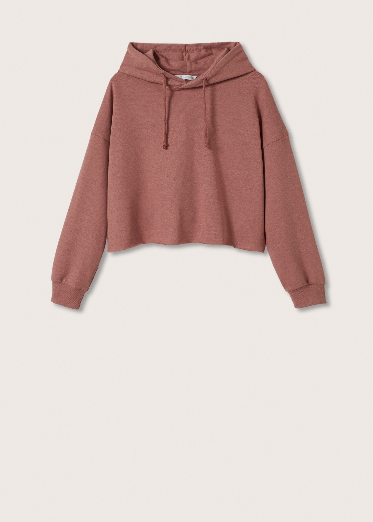 Sudadera capucha crop - Artículo sin modelo