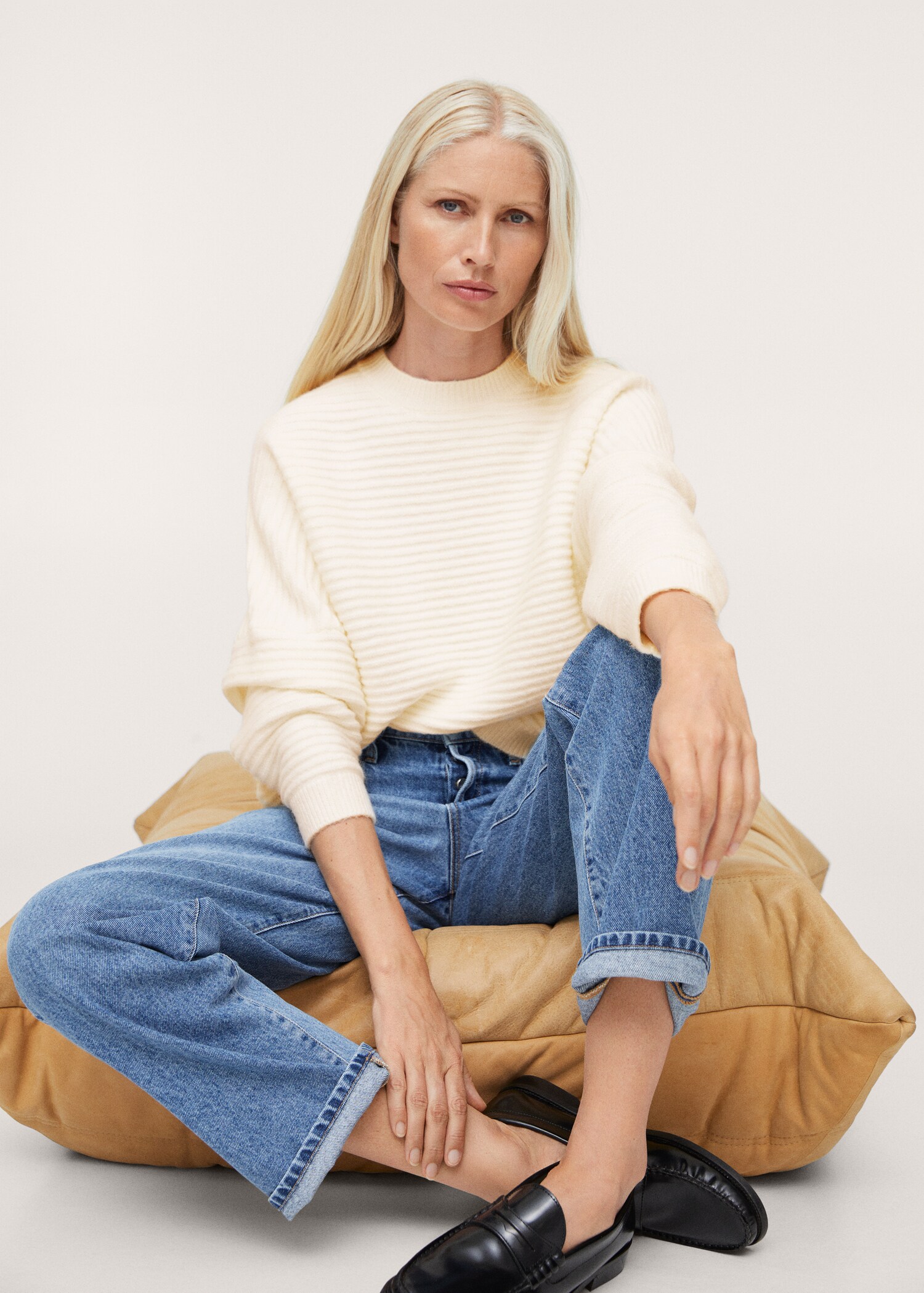Oversize knit sweater - Details of the article 3