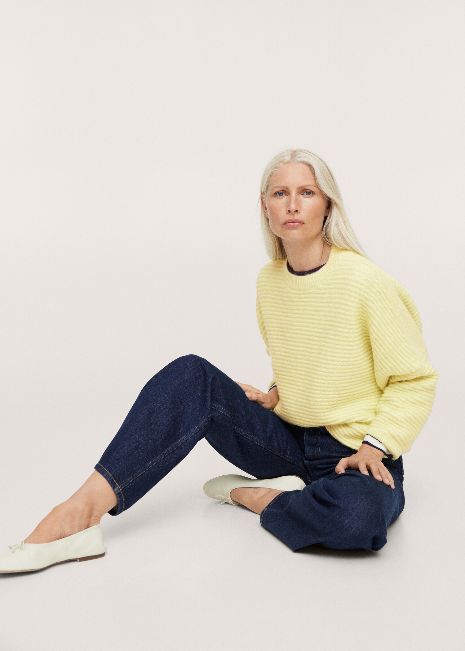 Oversize knit sweater - Details of the article 2