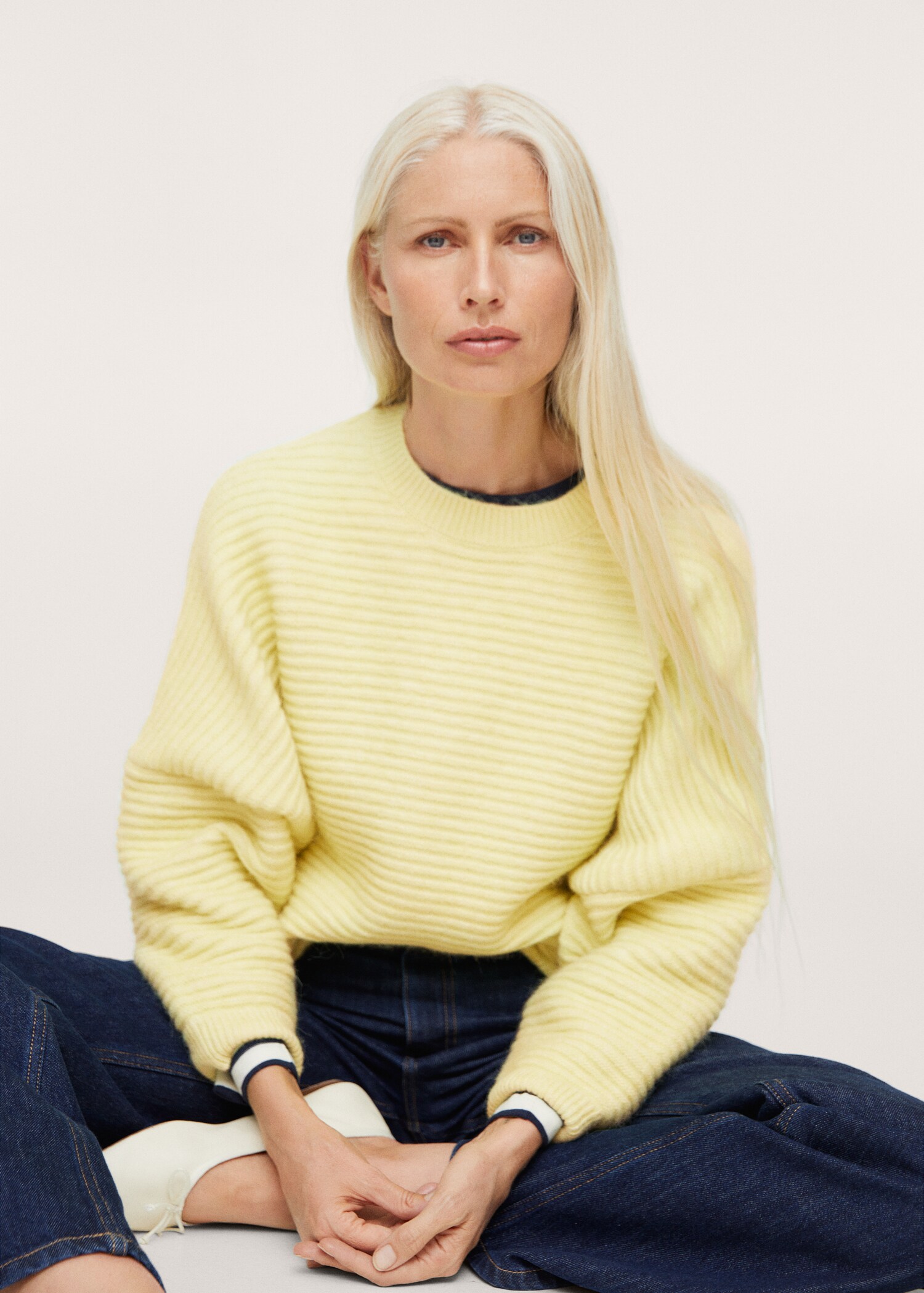 Oversize knit sweater - Details of the article 3