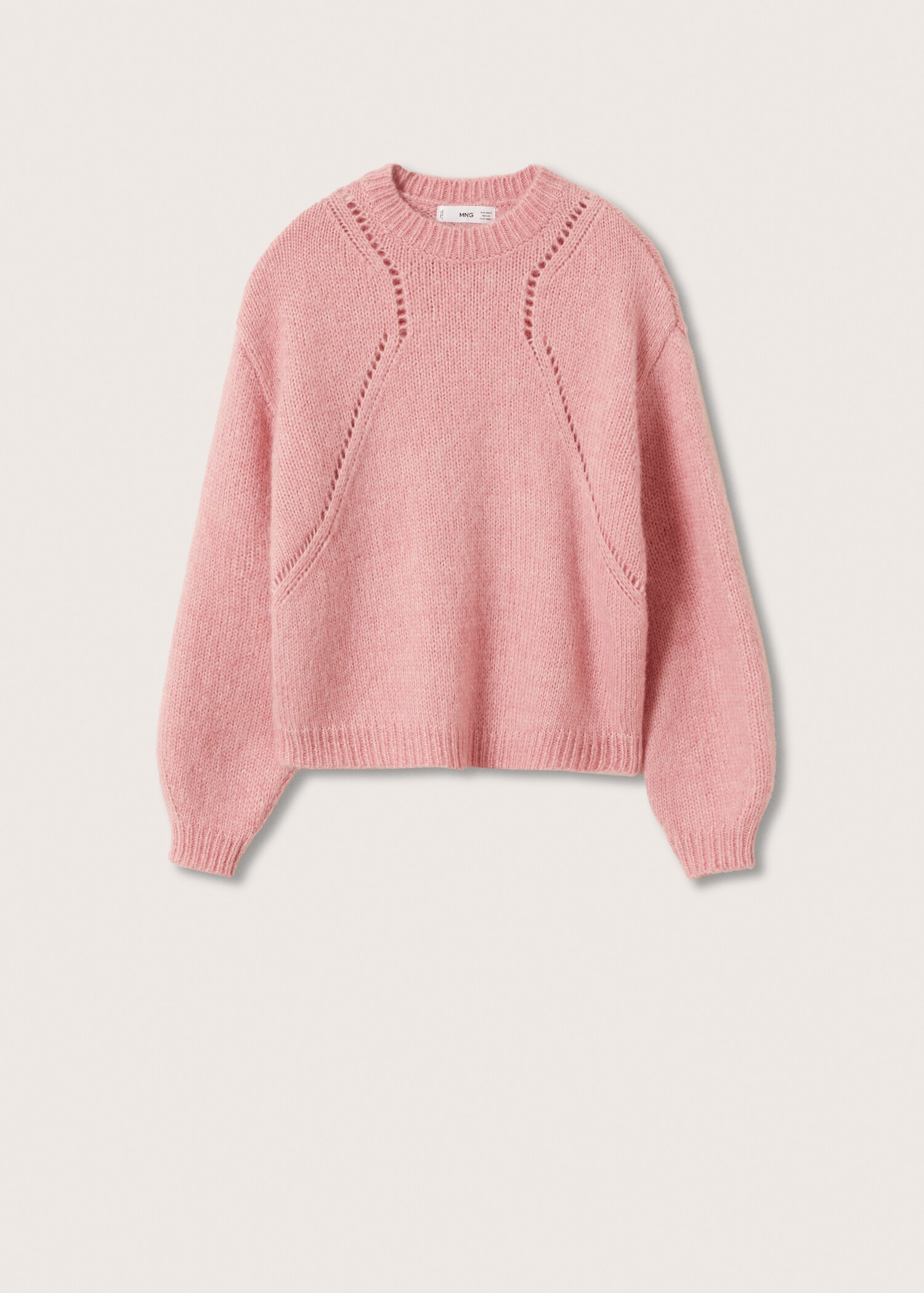 Knitted cropped sweater - Article without model