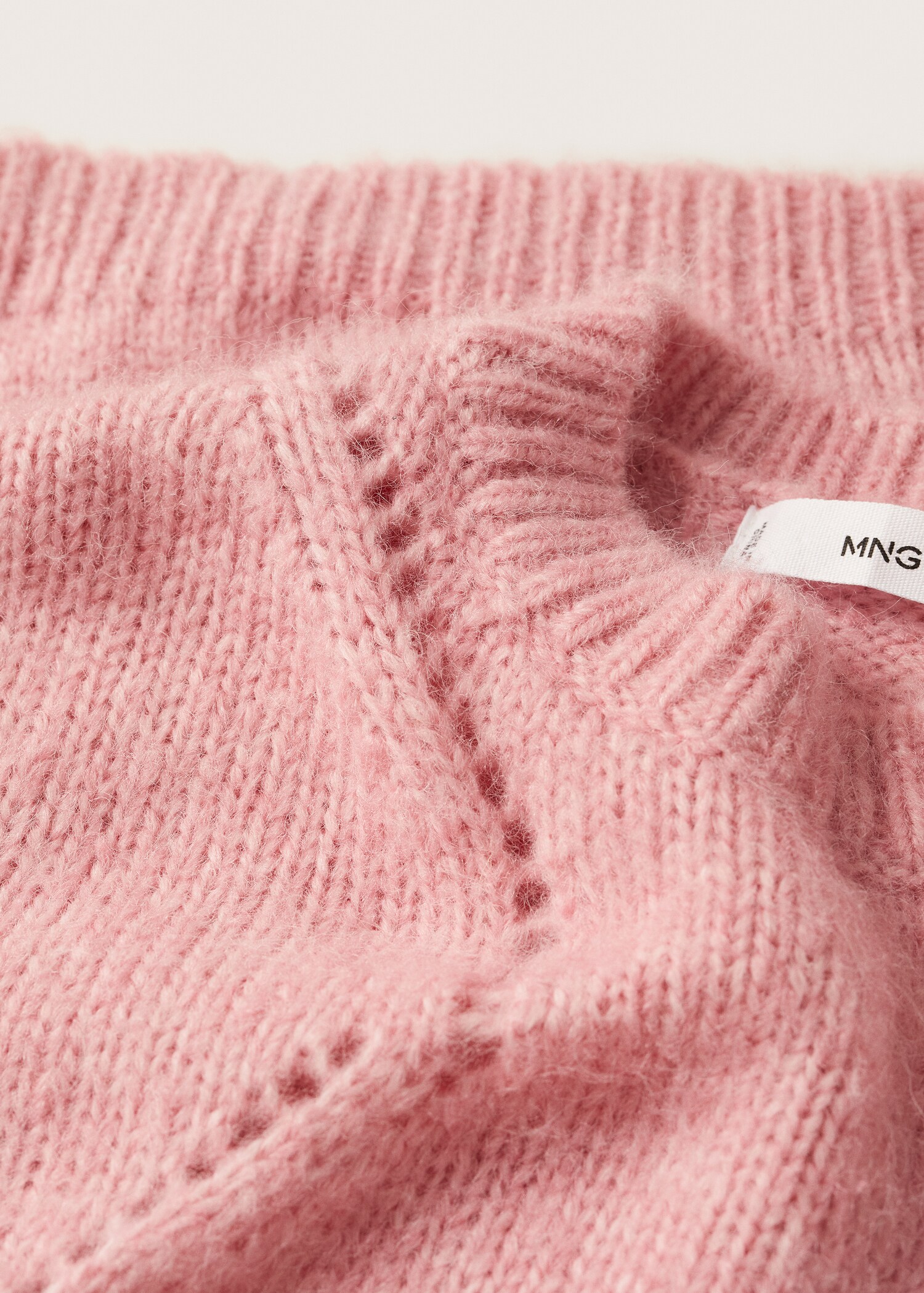 Knitted cropped sweater - Details of the article 8