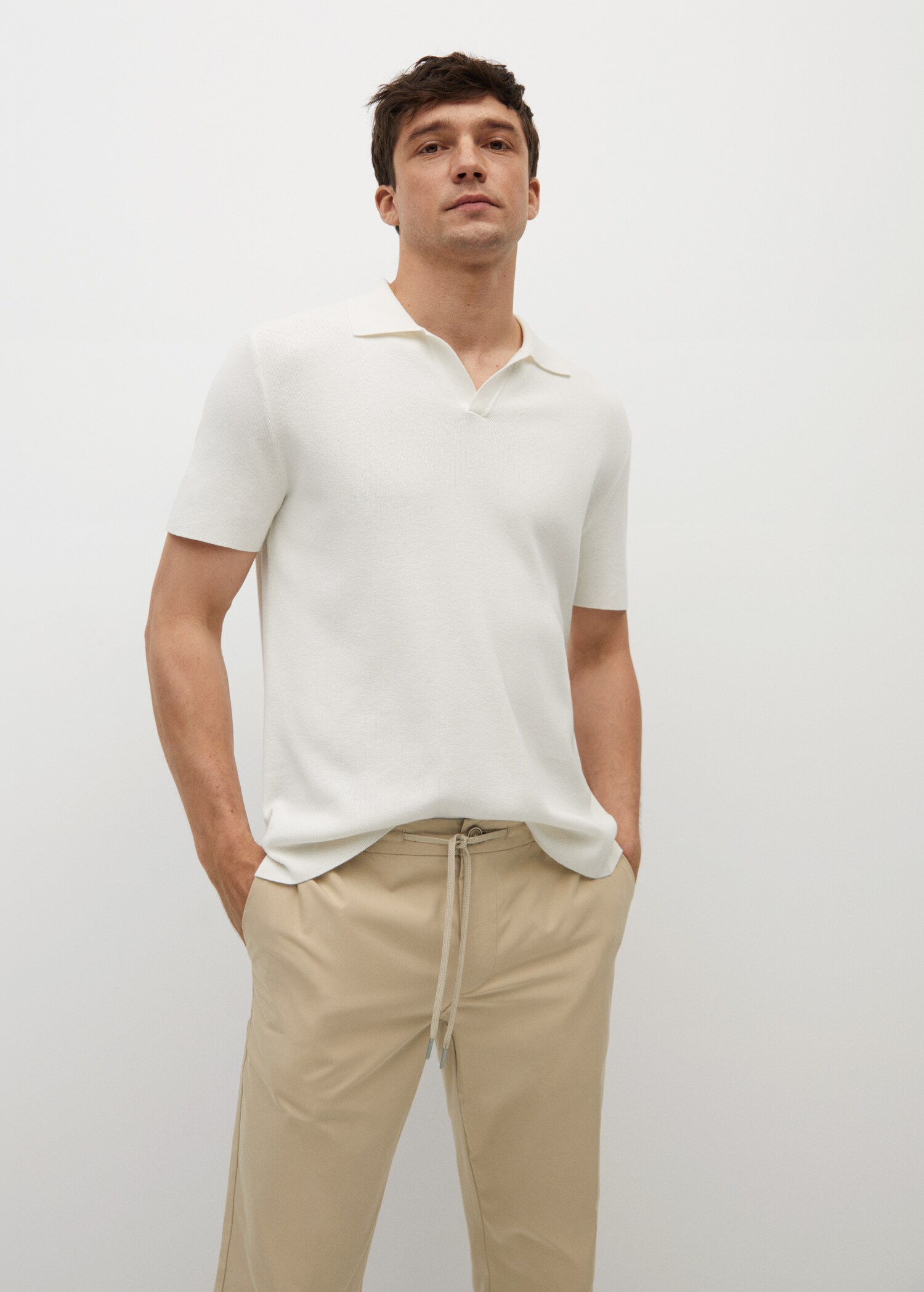 Tencel cotton joggers - Details of the article 1