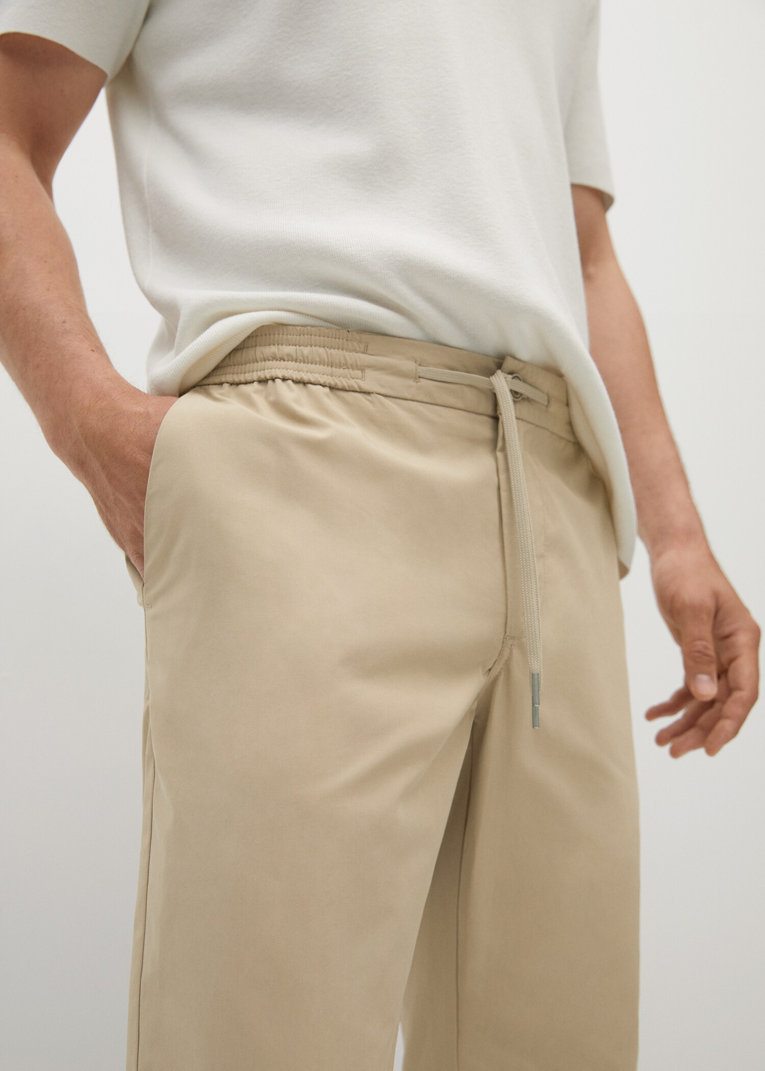 Tencel cotton joggers - Details of the article 2