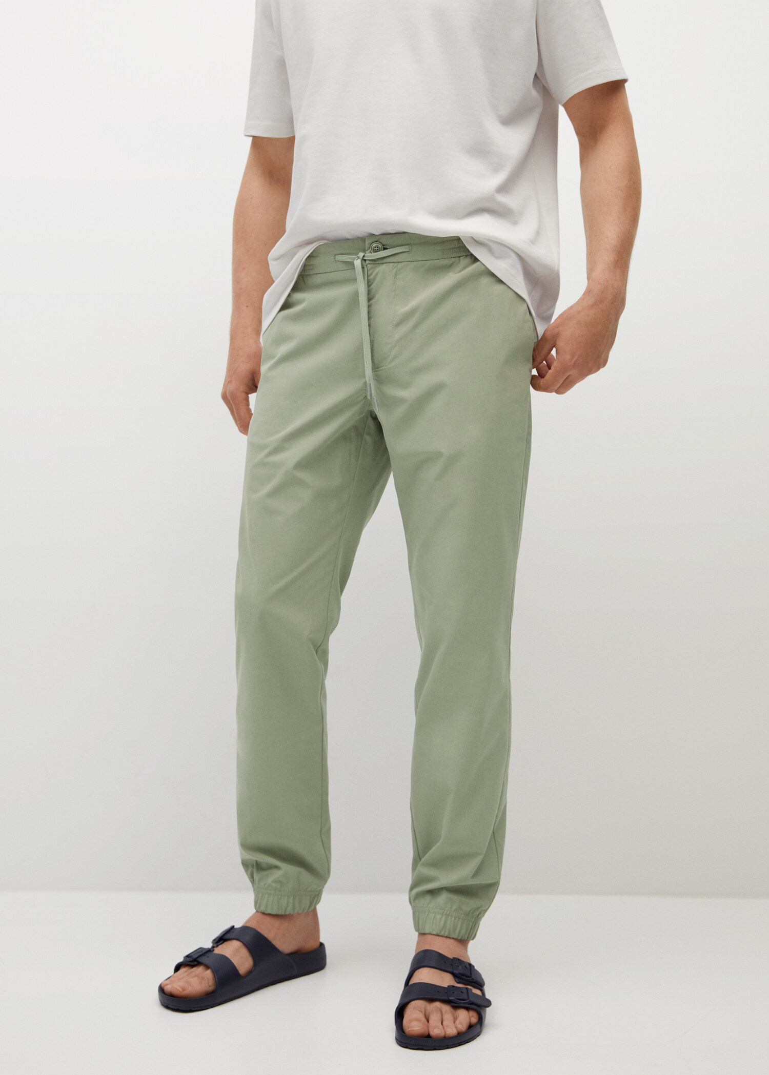 Tencel cotton joggers - Medium plane