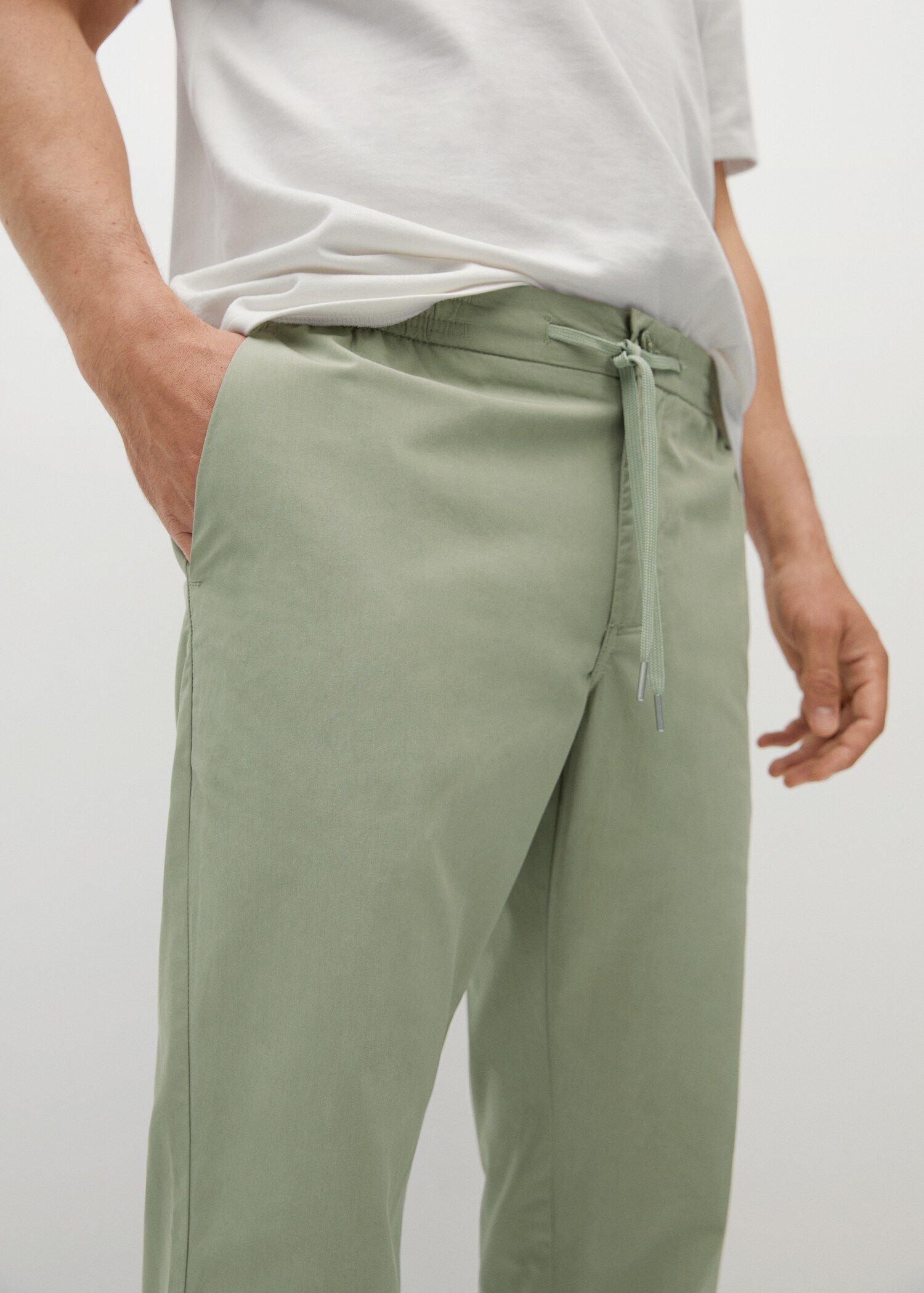 Tencel cotton joggers - Details of the article 2