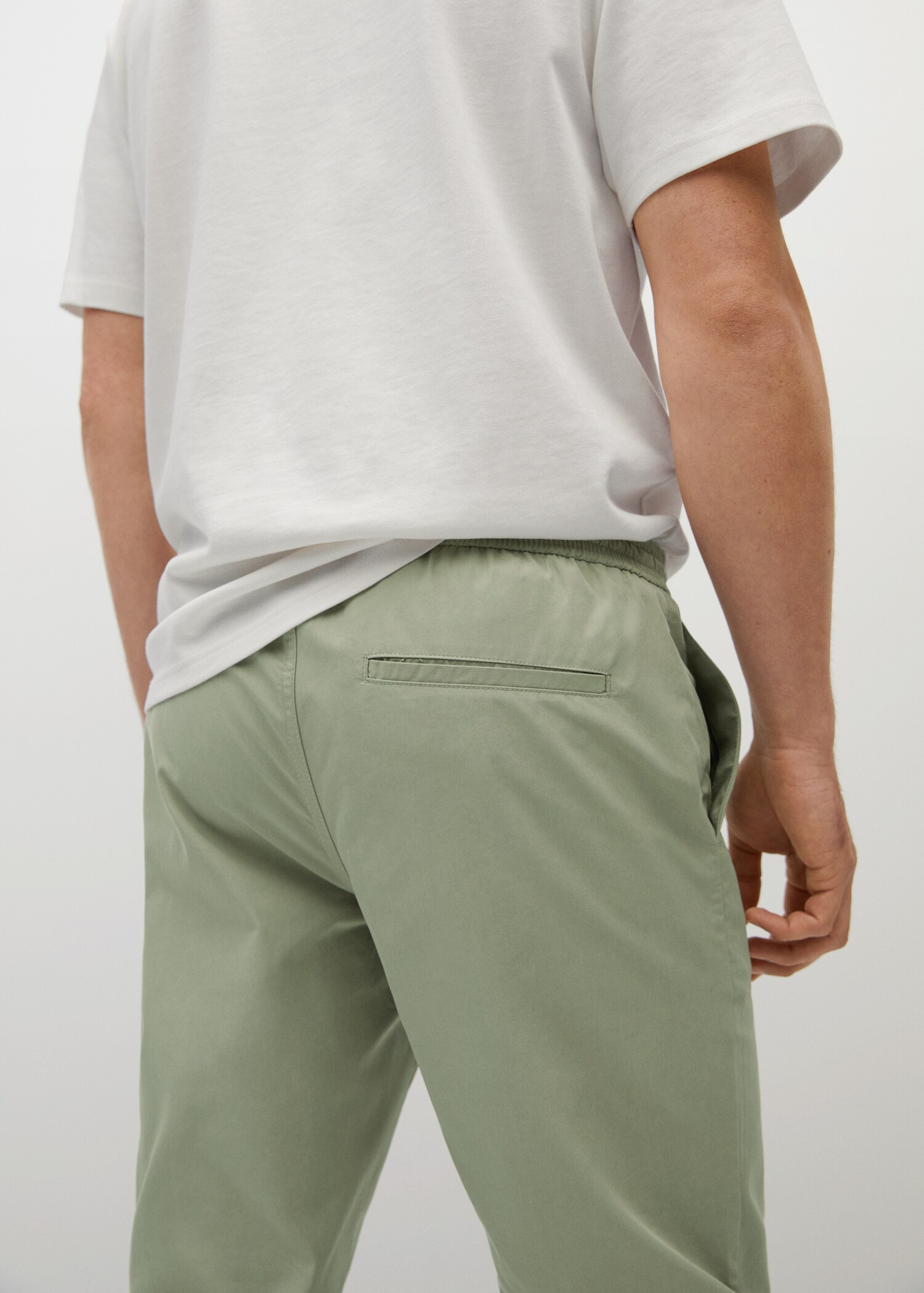 Tencel cotton joggers - Details of the article 3