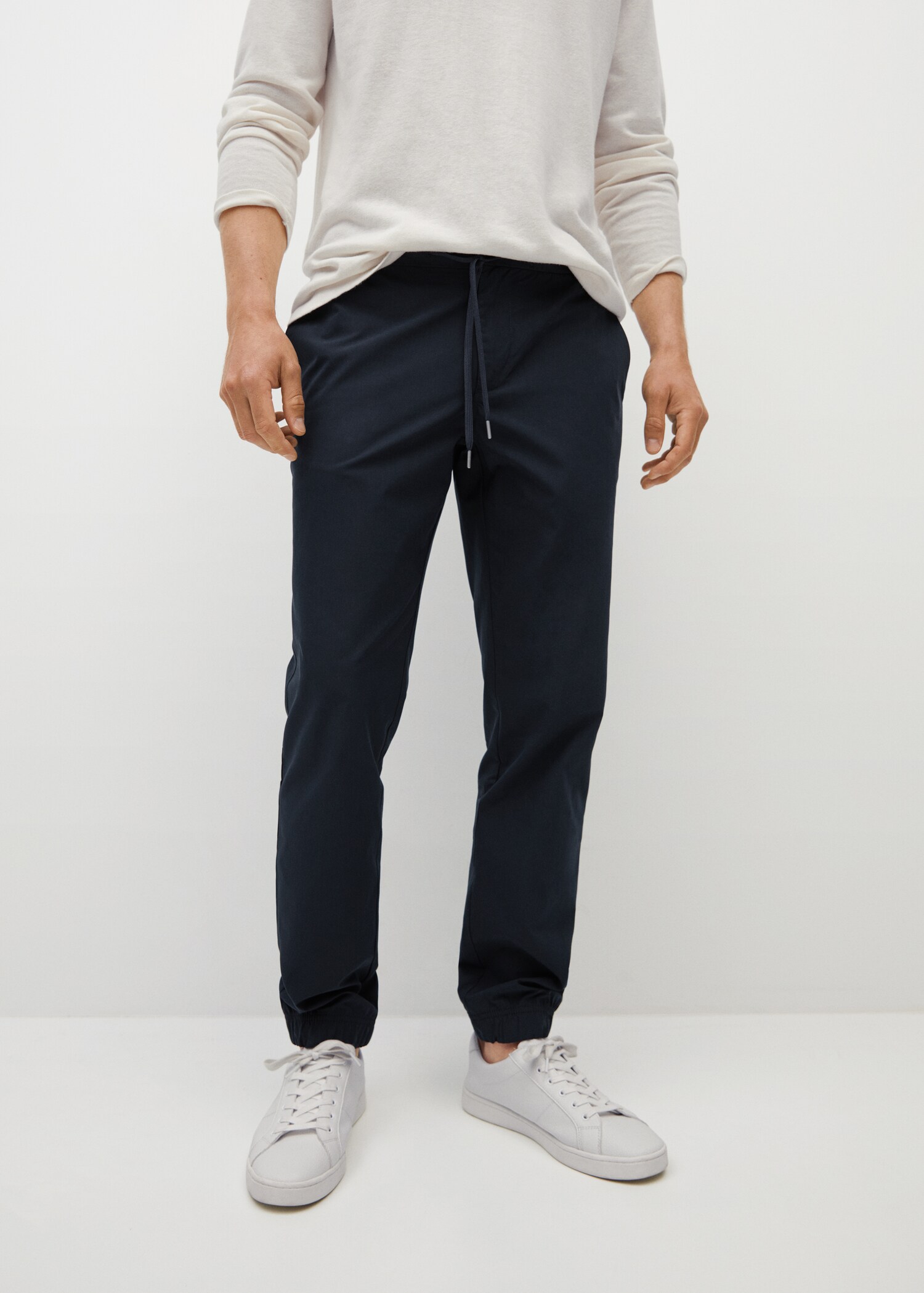Tencel cotton joggers - Medium plane