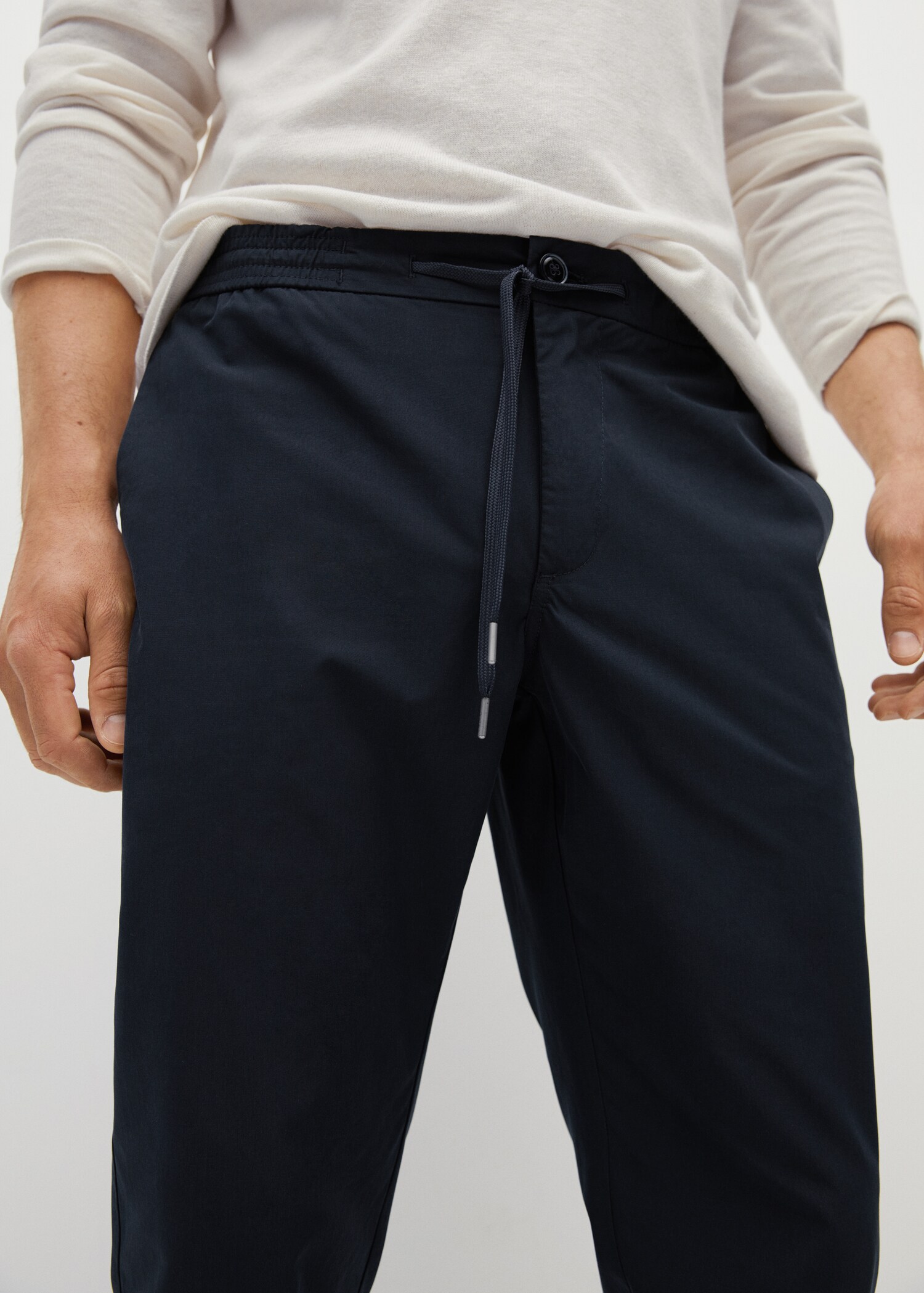 Tencel cotton joggers - Details of the article 1