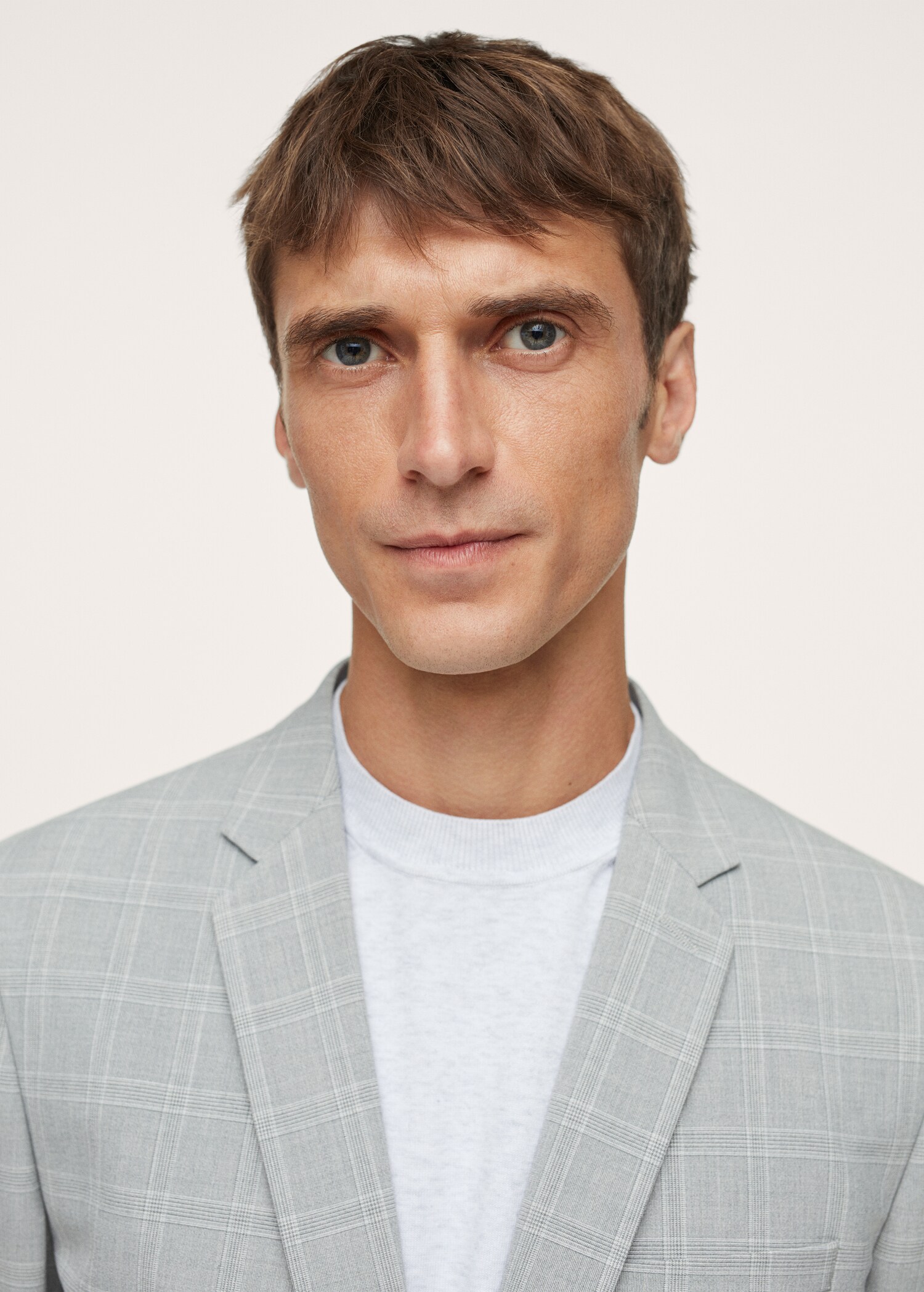 Super slim-fit Tailored check jacket - Details of the article 1