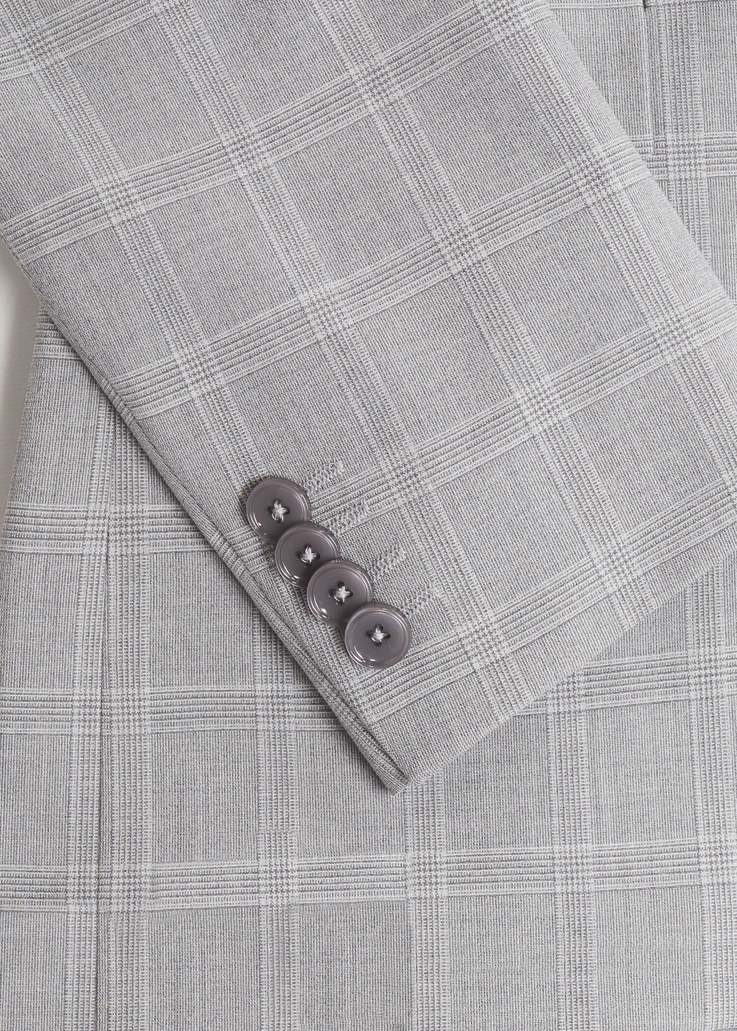 Super slim-fit Tailored check jacket - Details of the article 7